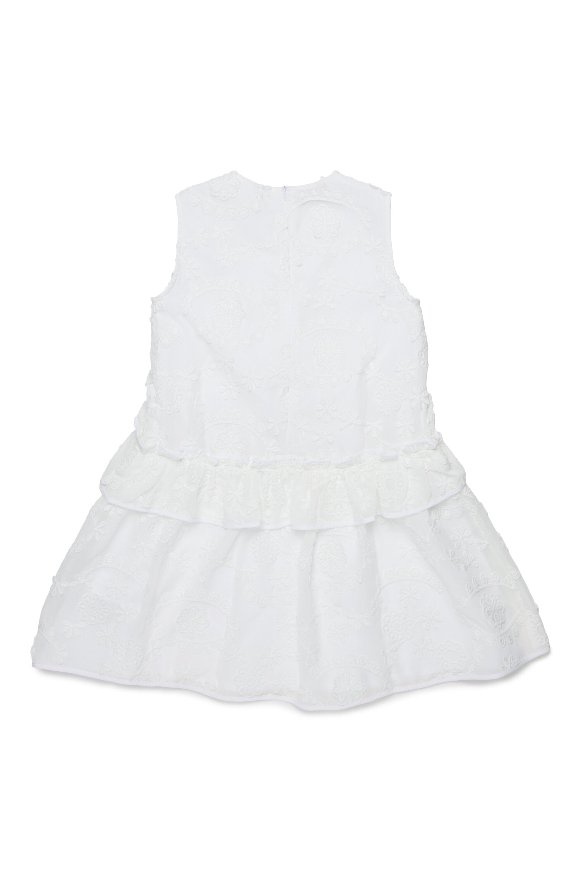 Vestido sin mangas con bordado