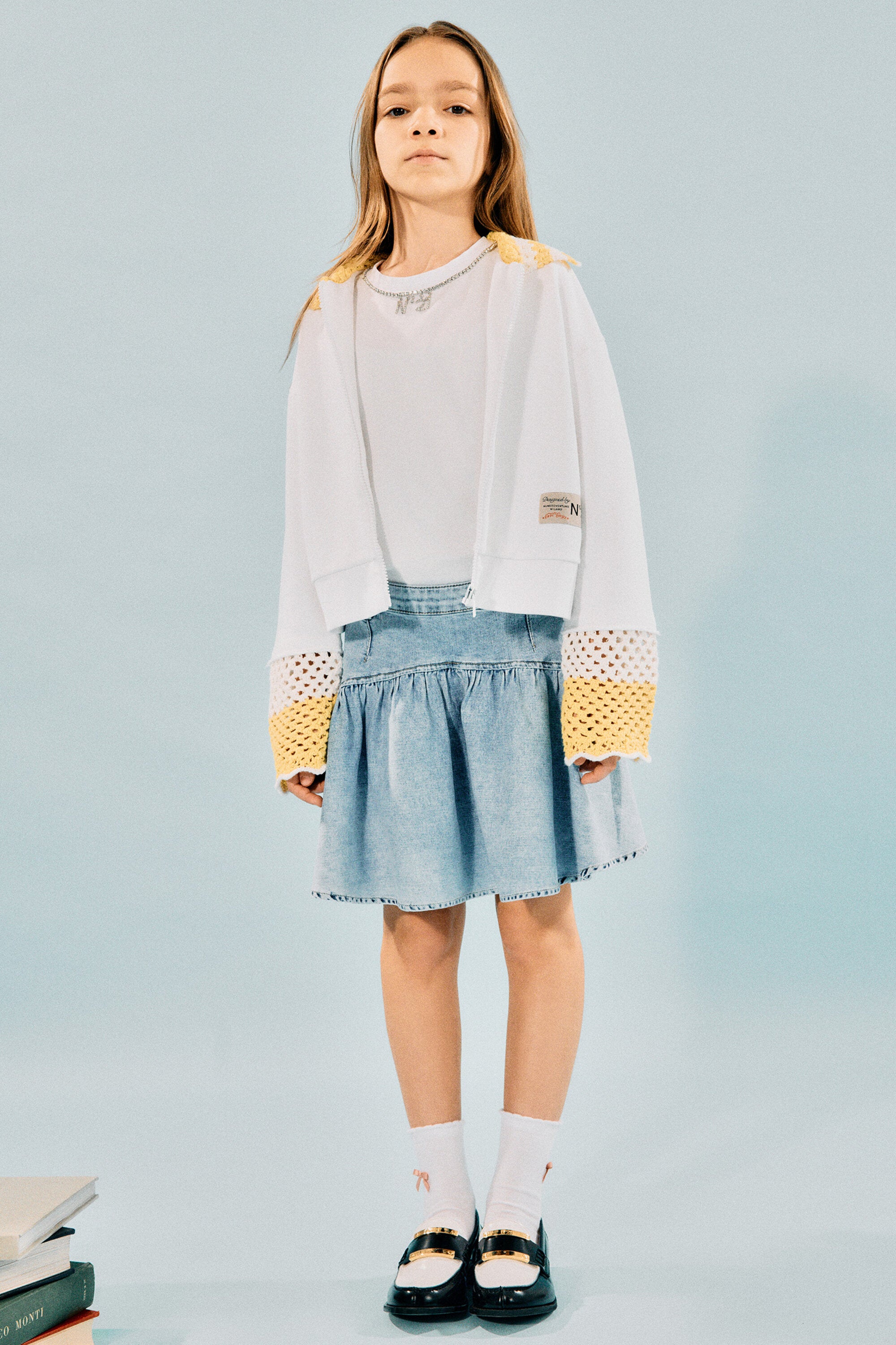 Full-zip sweatshirt with logo