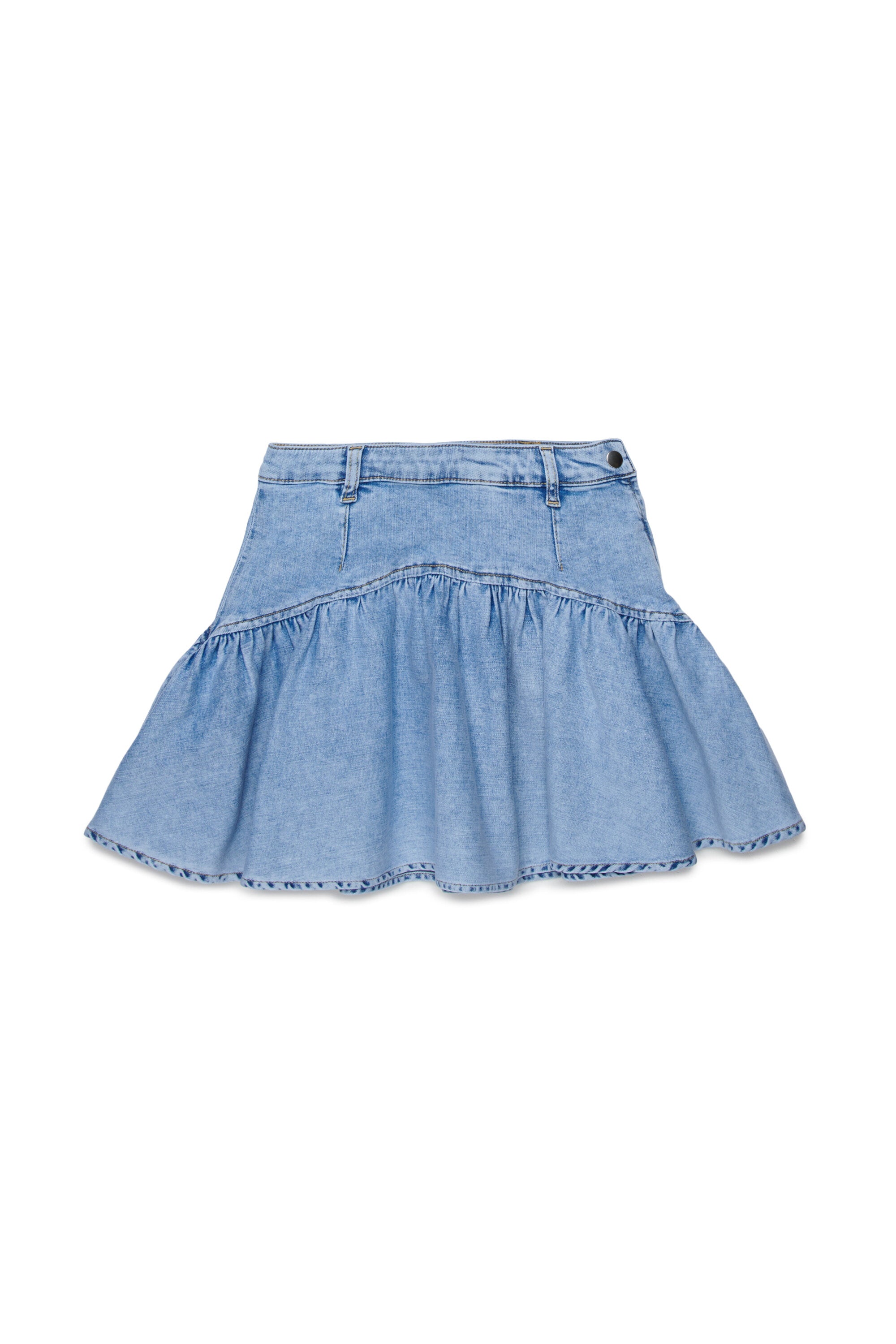 Short skirt with ruffles