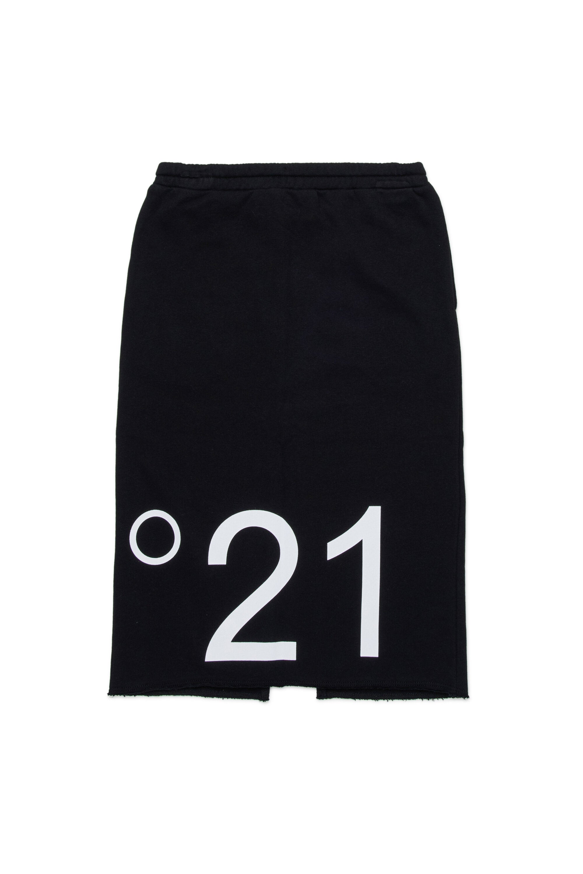 Midi skirt with logo
