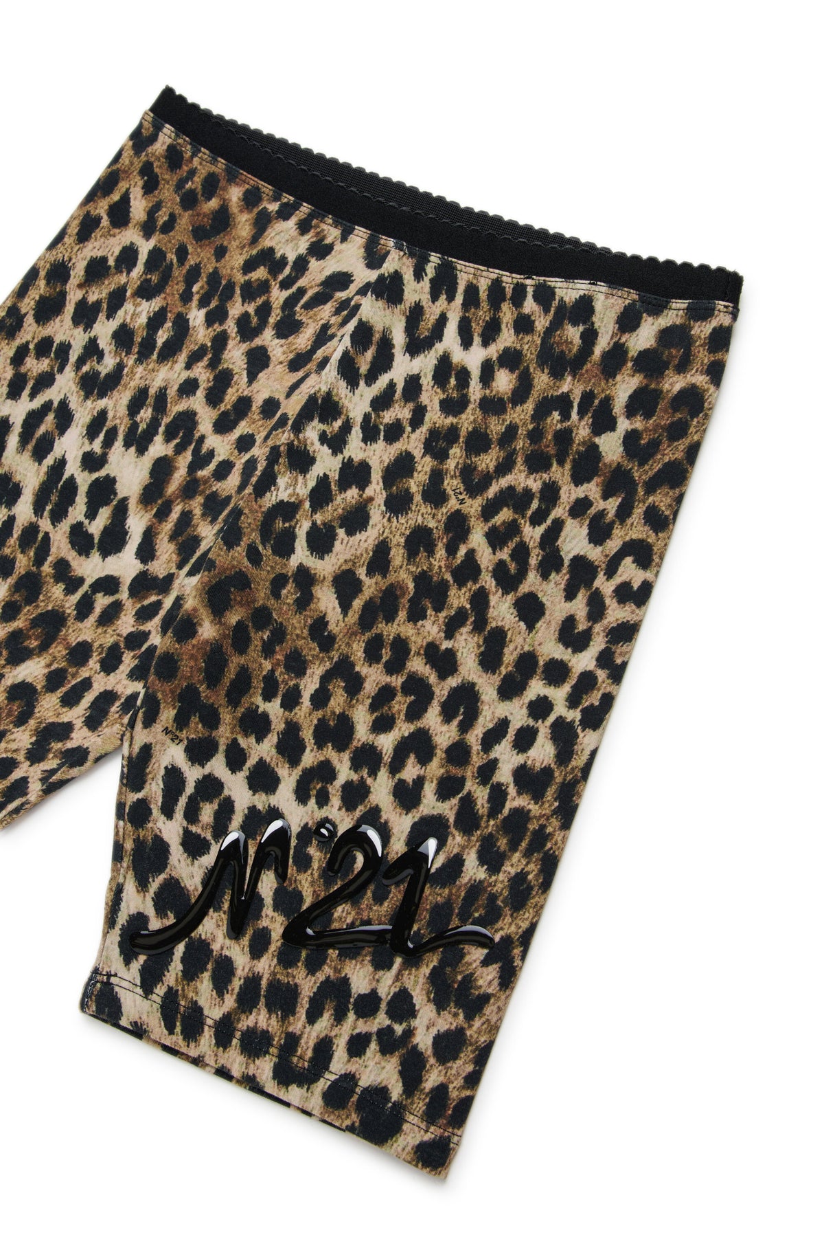 Biker shorts with logo
