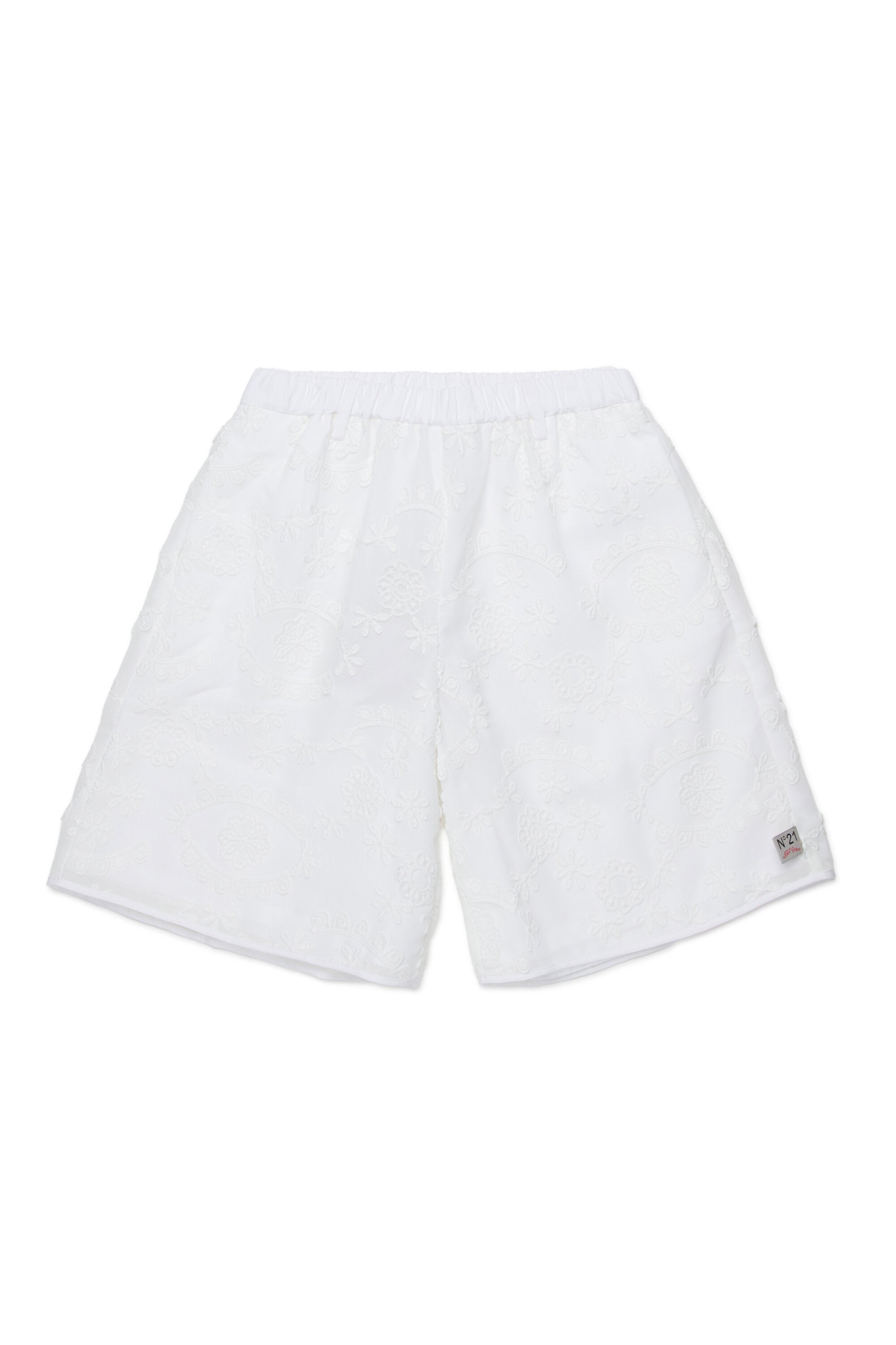 Embroidered logo shorts