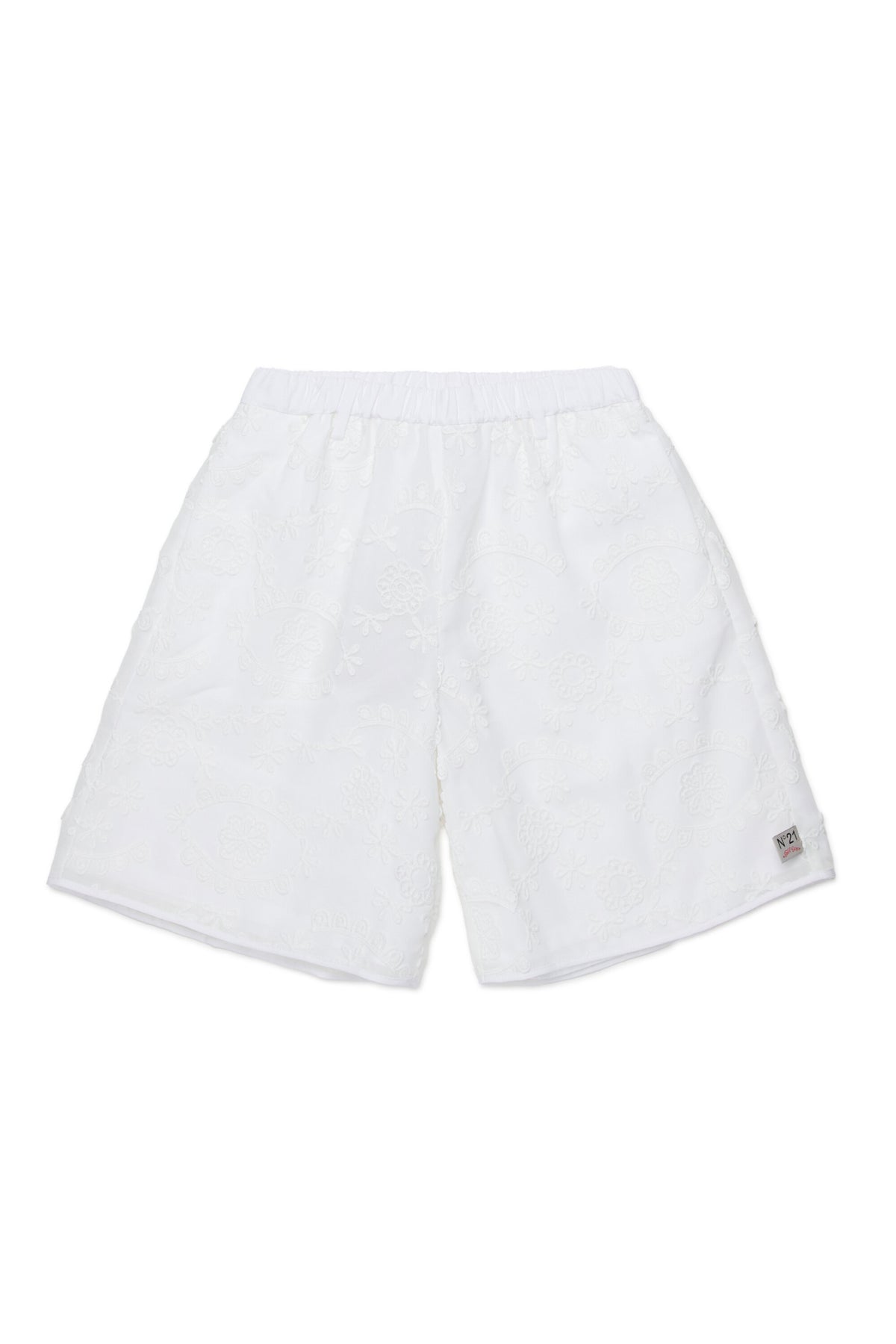 Shorts bordados con logo