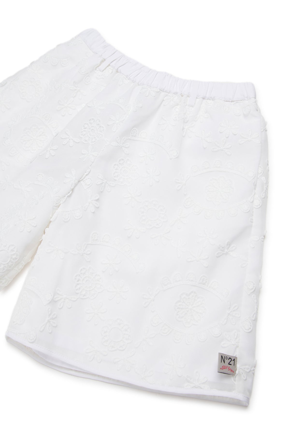 Shorts bordados con logo