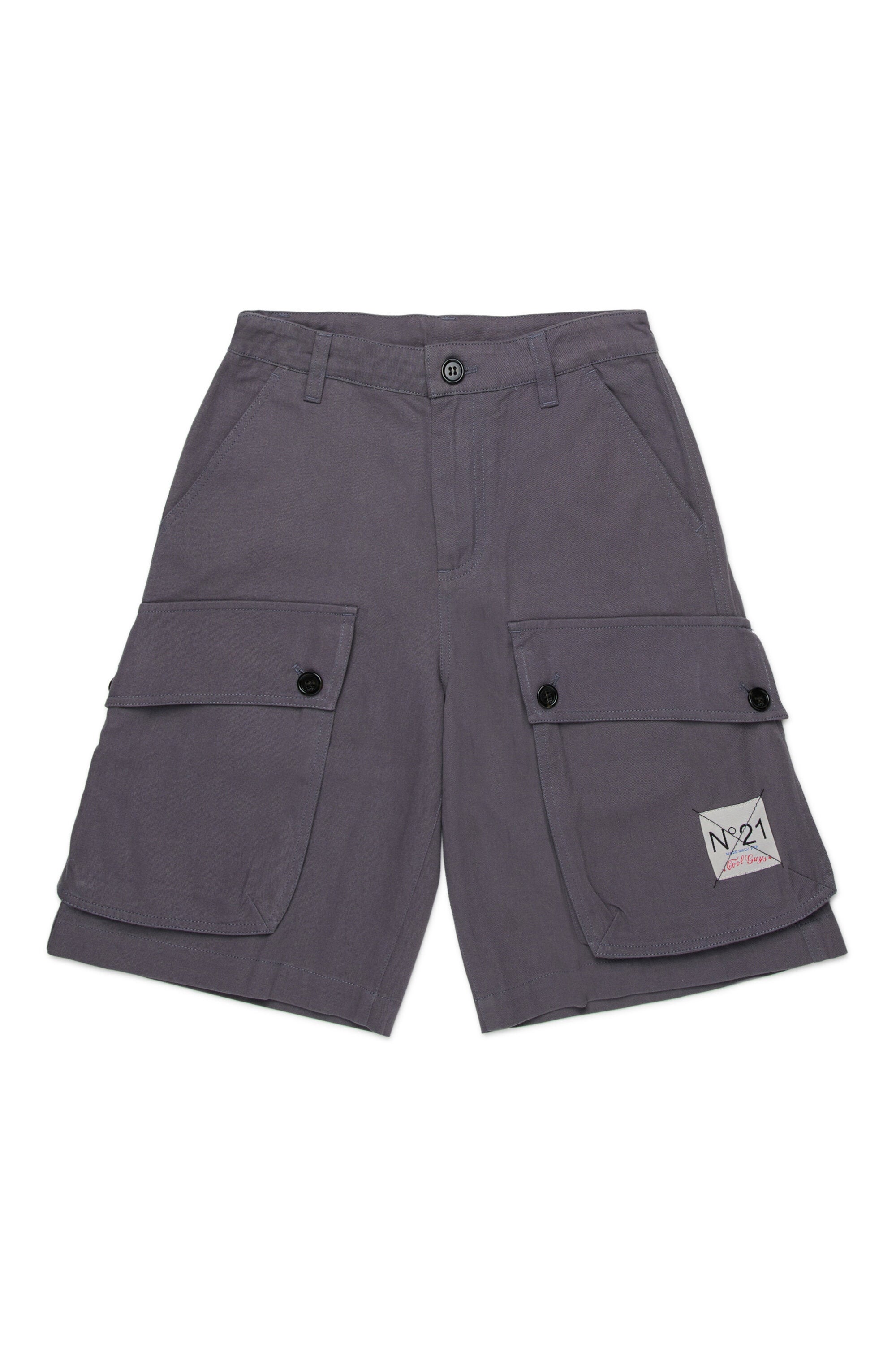 Cargo shorts with logo