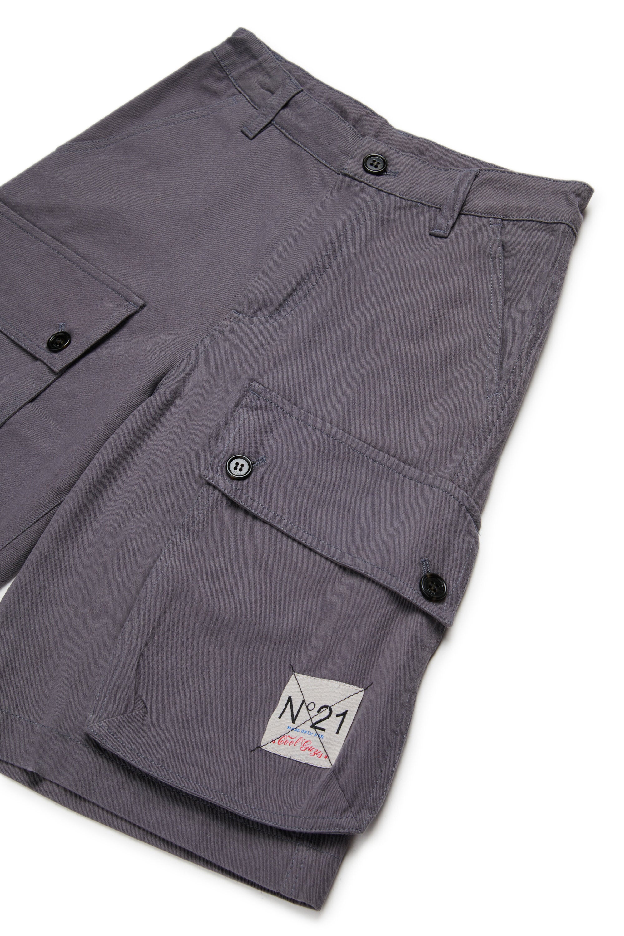 Cargo shorts with logo