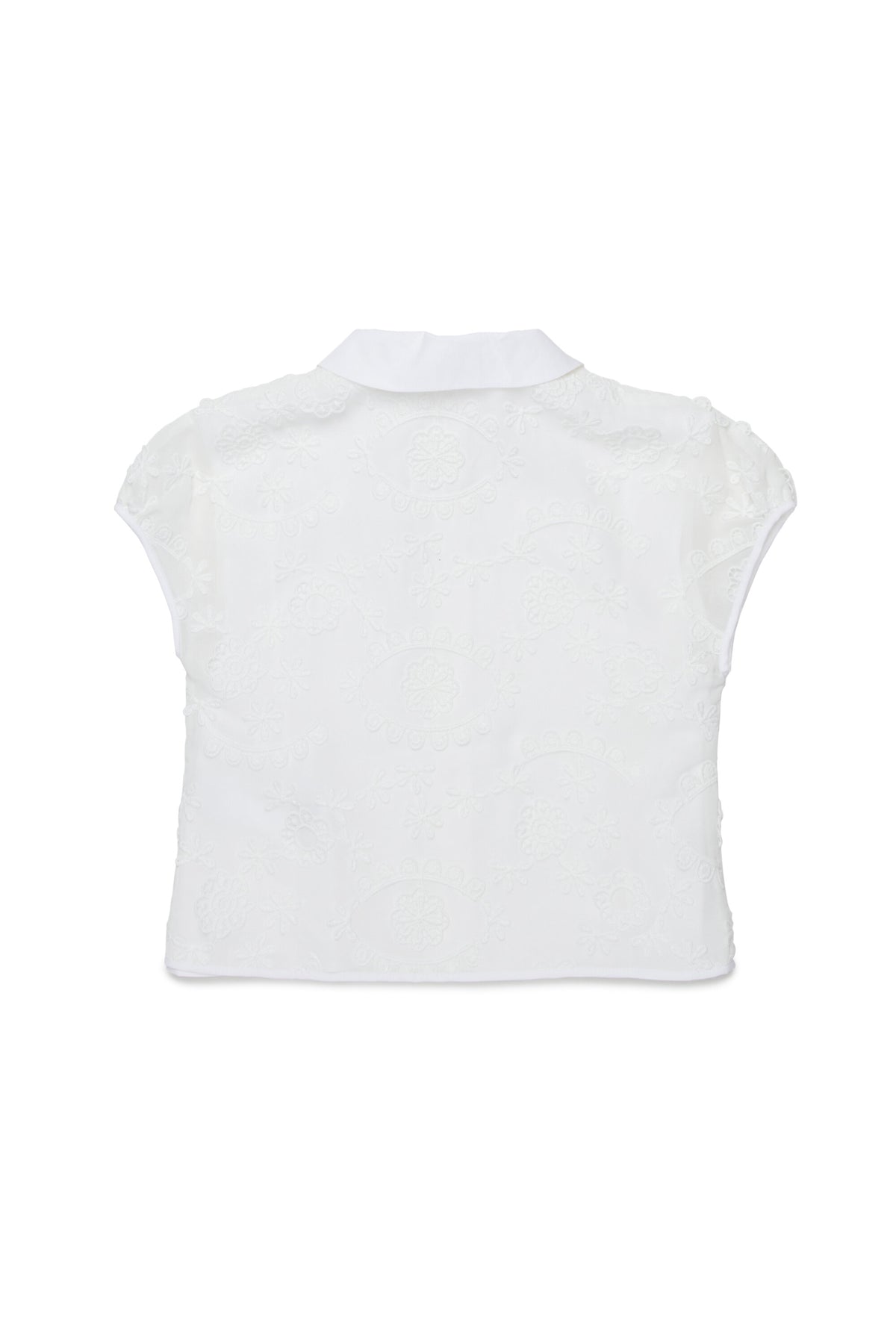 Embroidered short-sleeve shirt