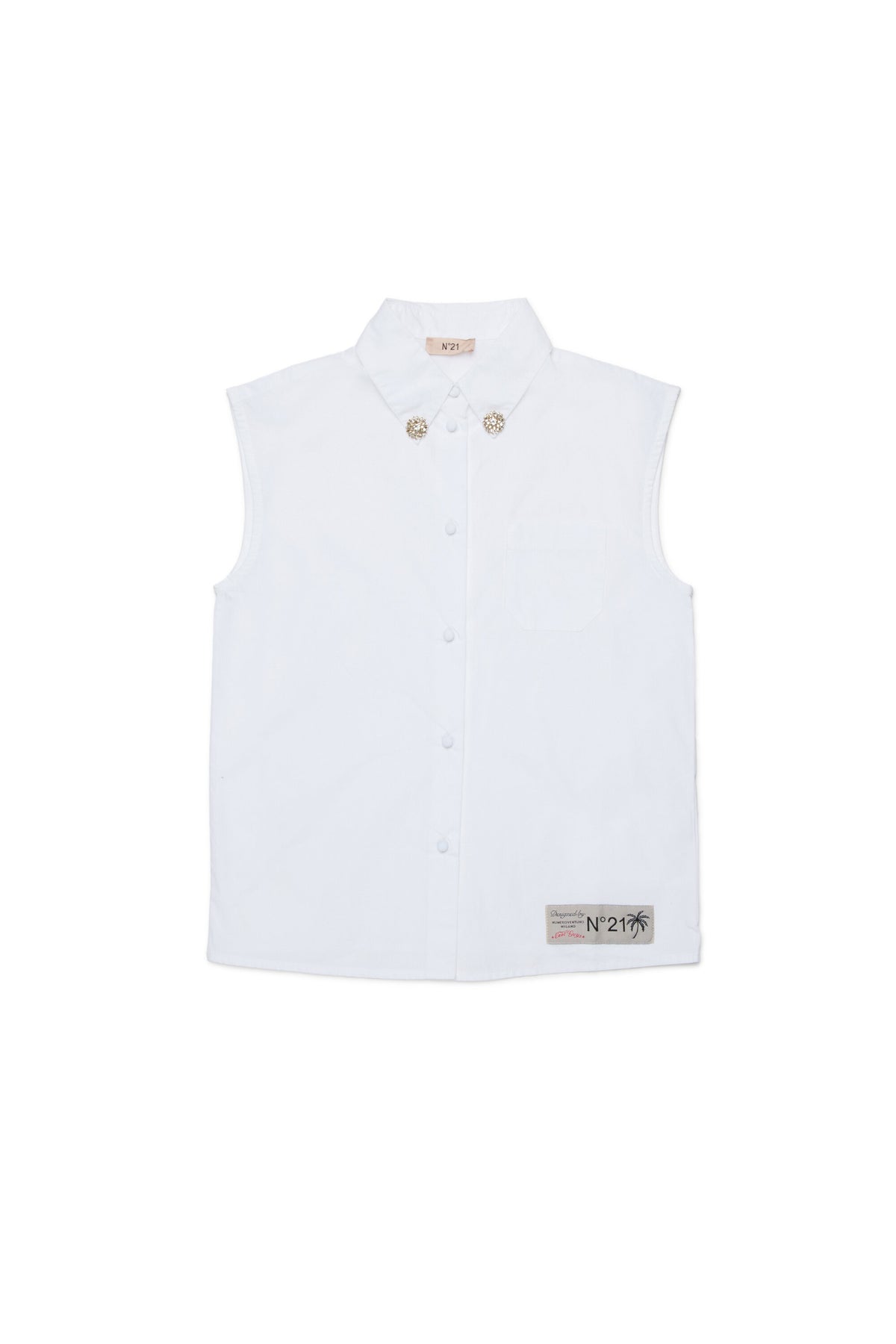 Camisa sin mangas con logo