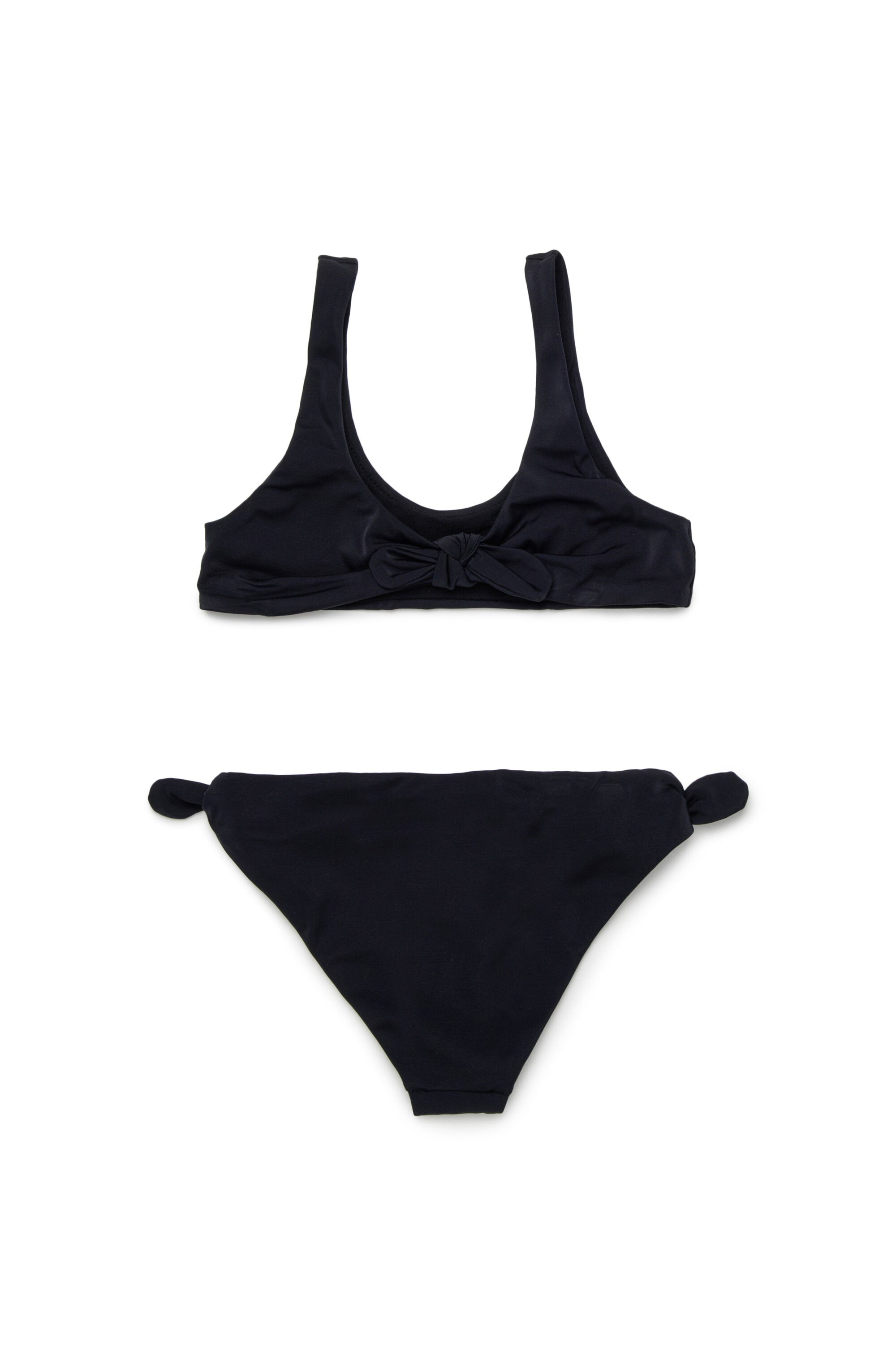 Bikini with bows and logo