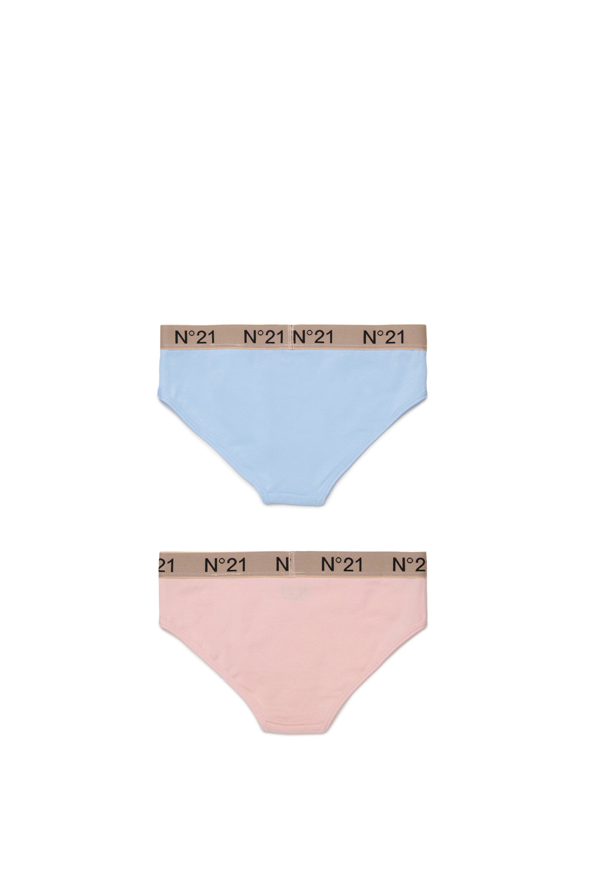 Briefs with elasticated logo waistband