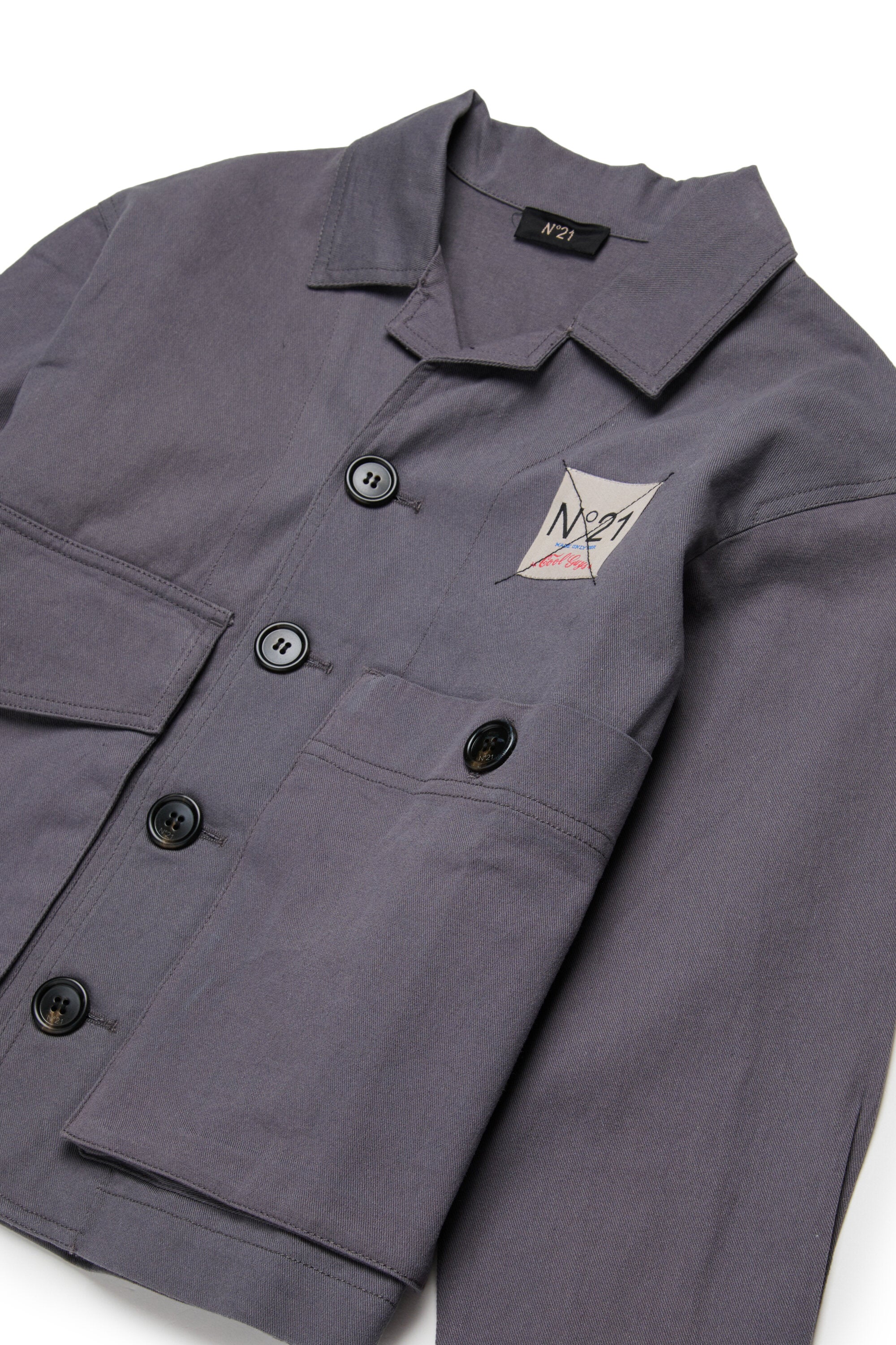 Chaqueta workwear con logo estampado
