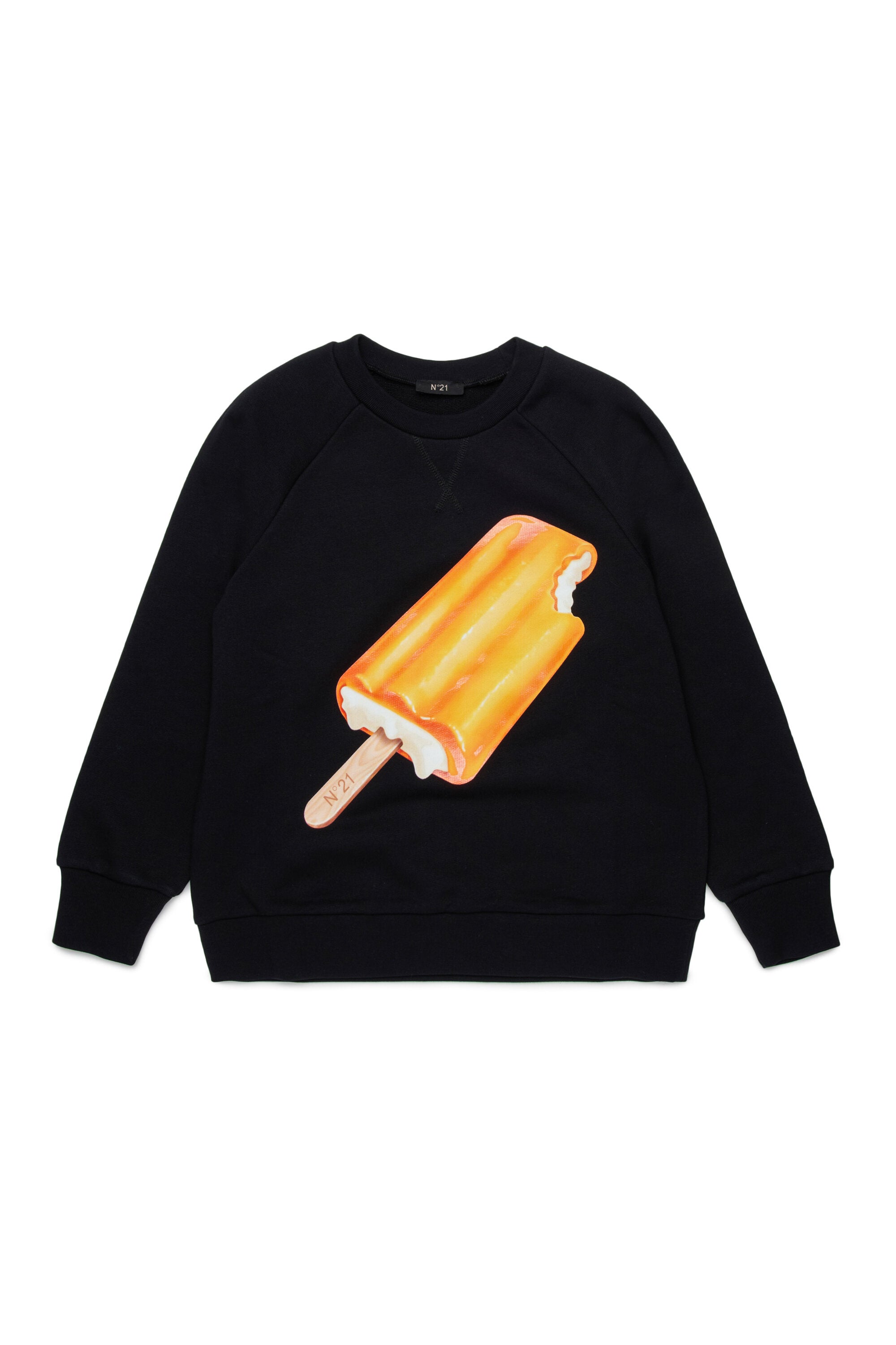 Sudadera de cuello redondo con estampado de polo de hielo