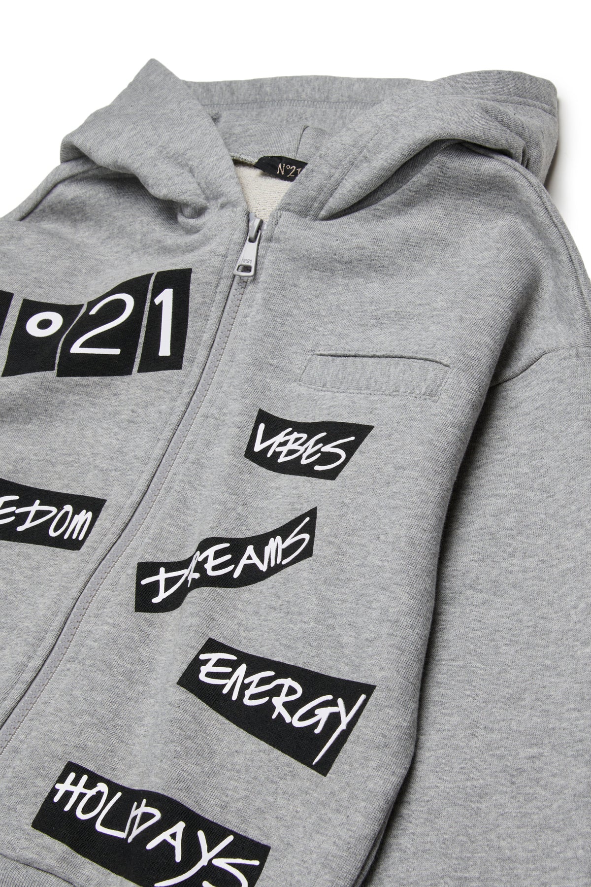 Full-zip sweatshirt with logo