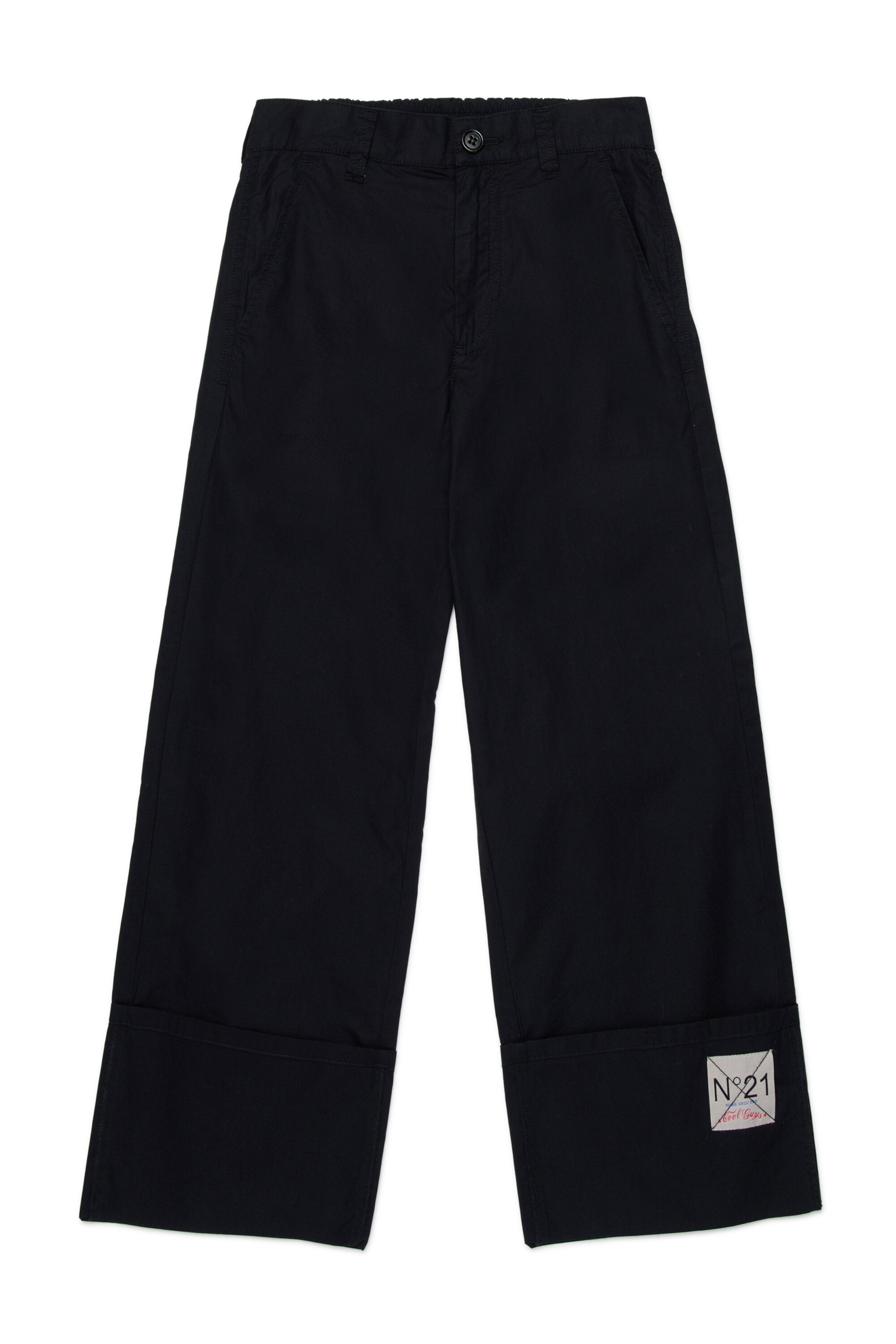 Pantalón con logo y vuelta