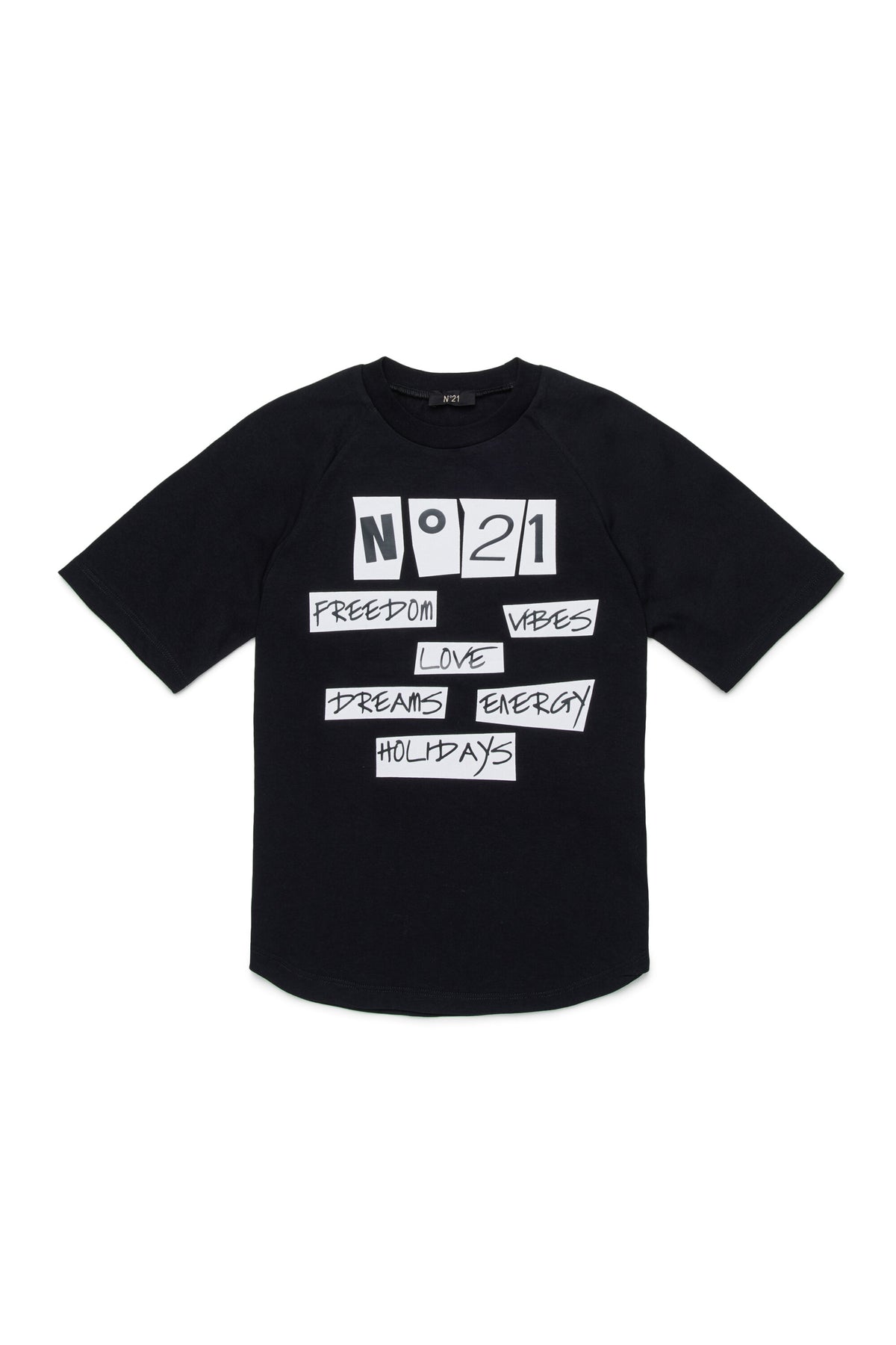T-shirt with printed logo