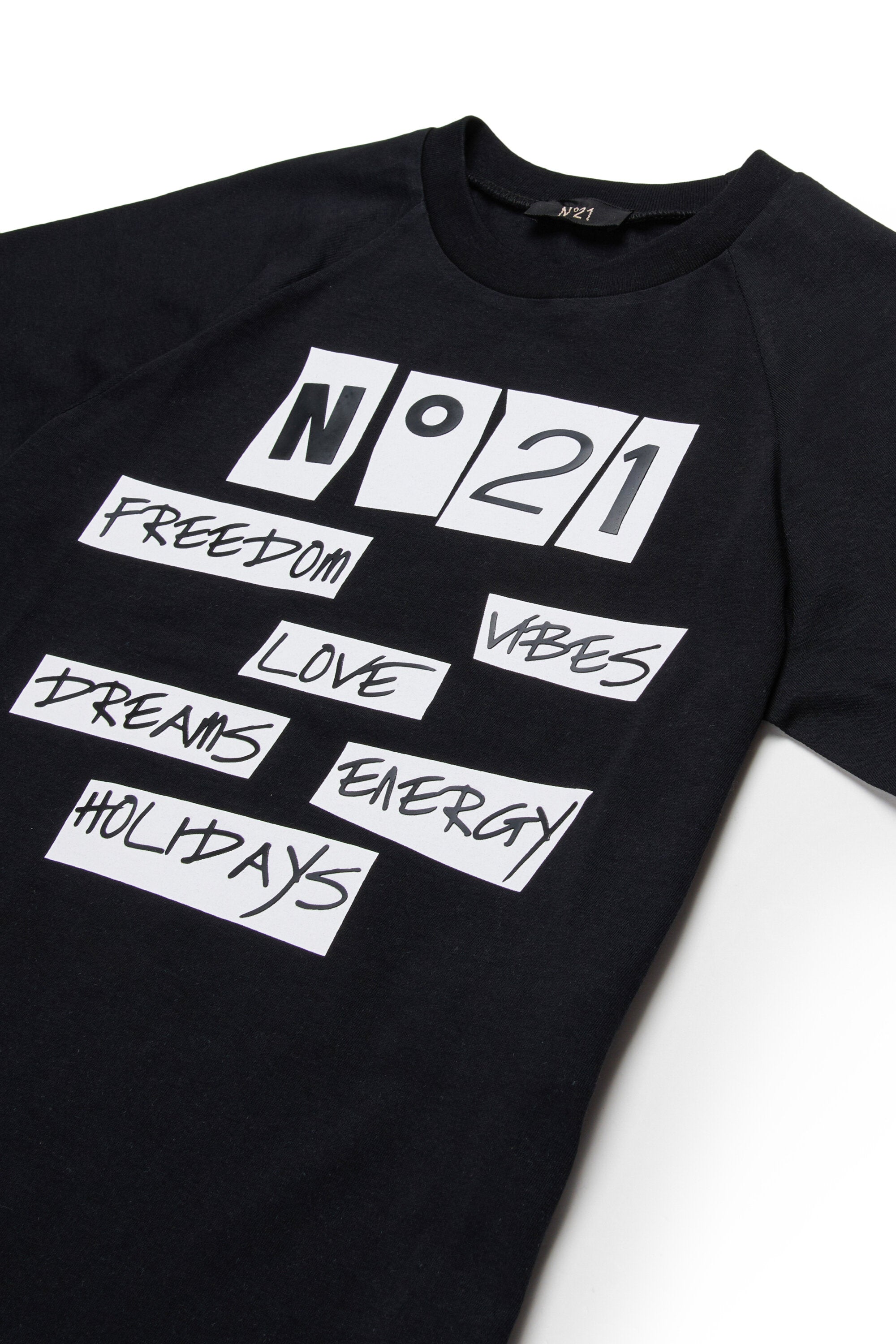 T-shirt with printed logo