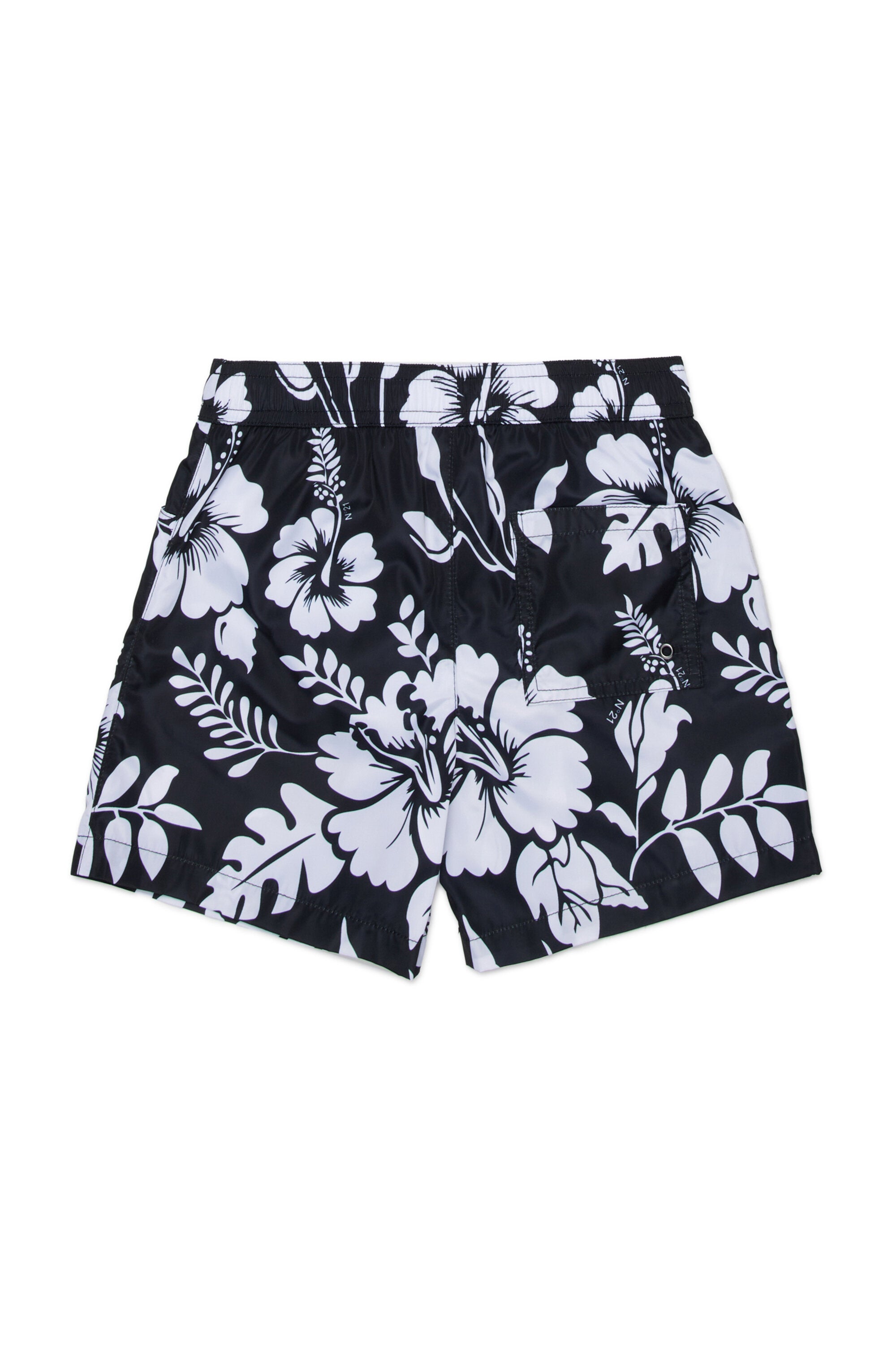 Bañador tipo bóxer con estampado floral