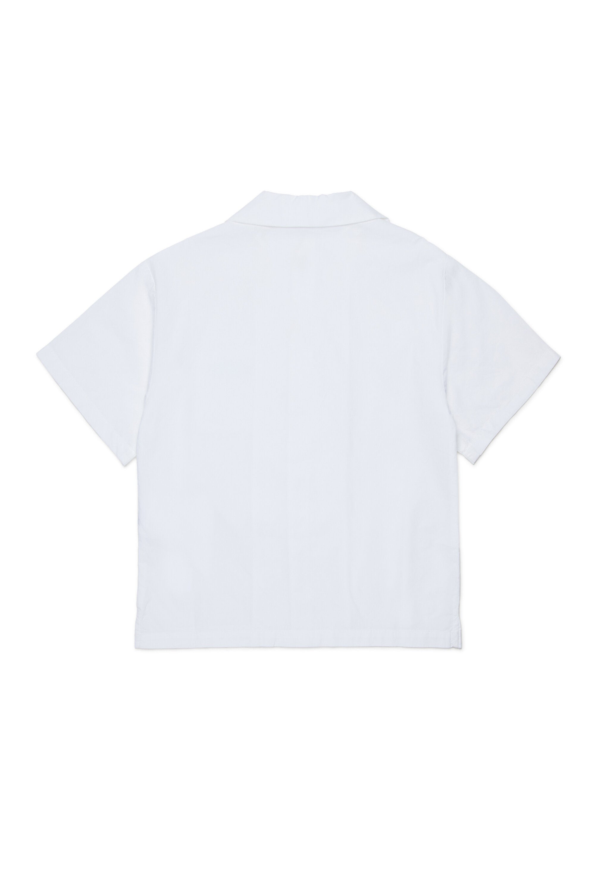 Short-sleeved shirt with logo