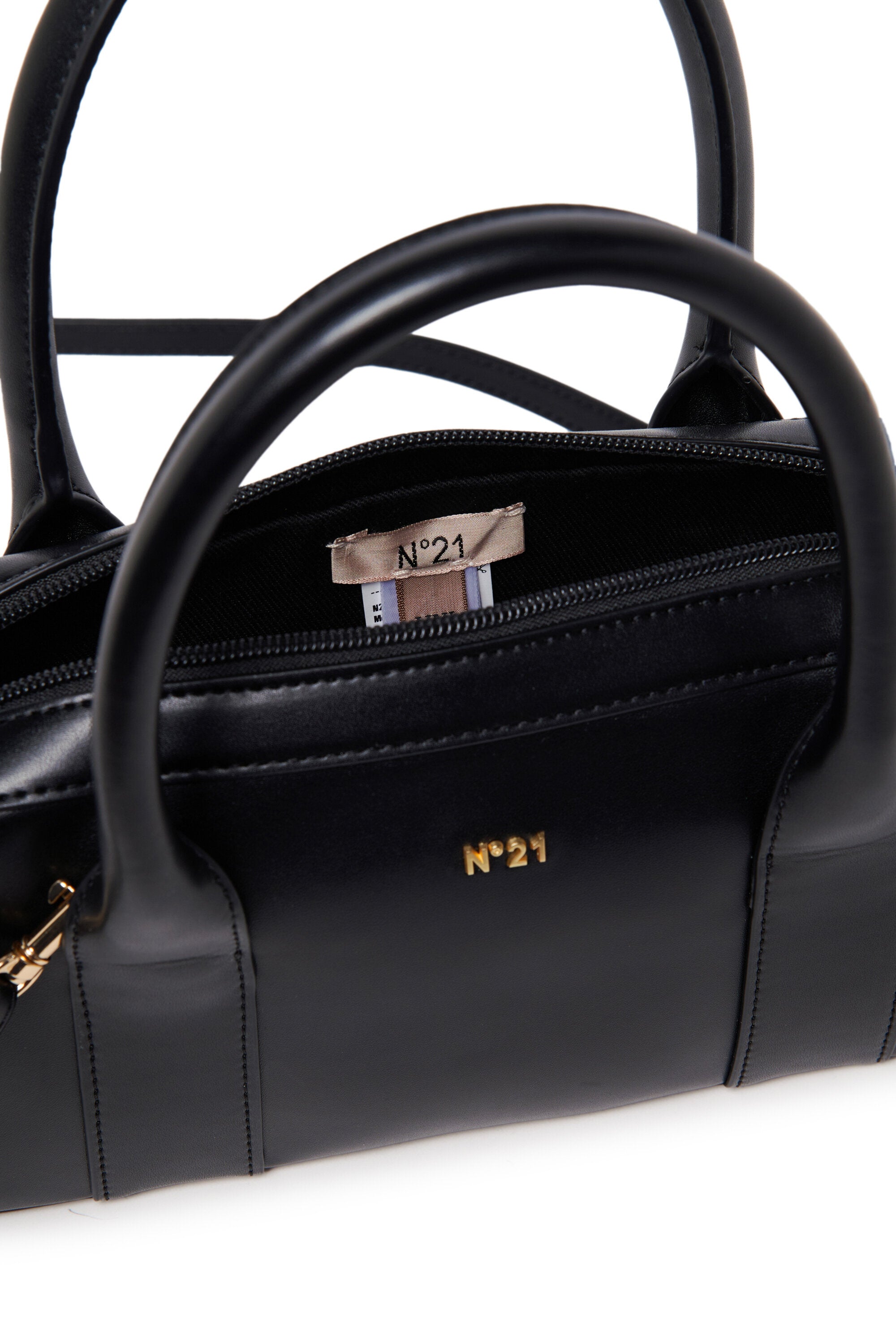 Shoulder bag with logo