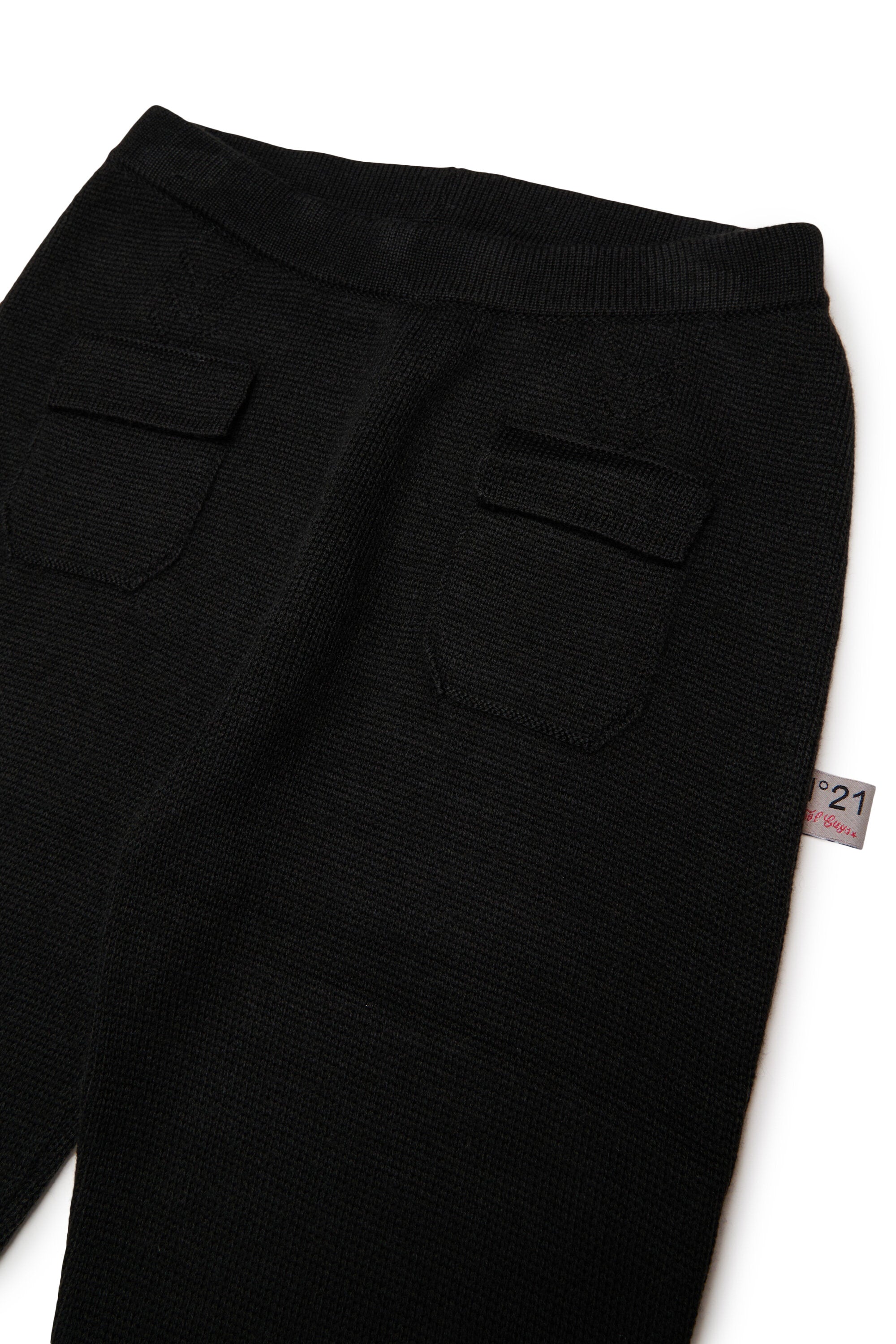 Ribbed knit flare pants