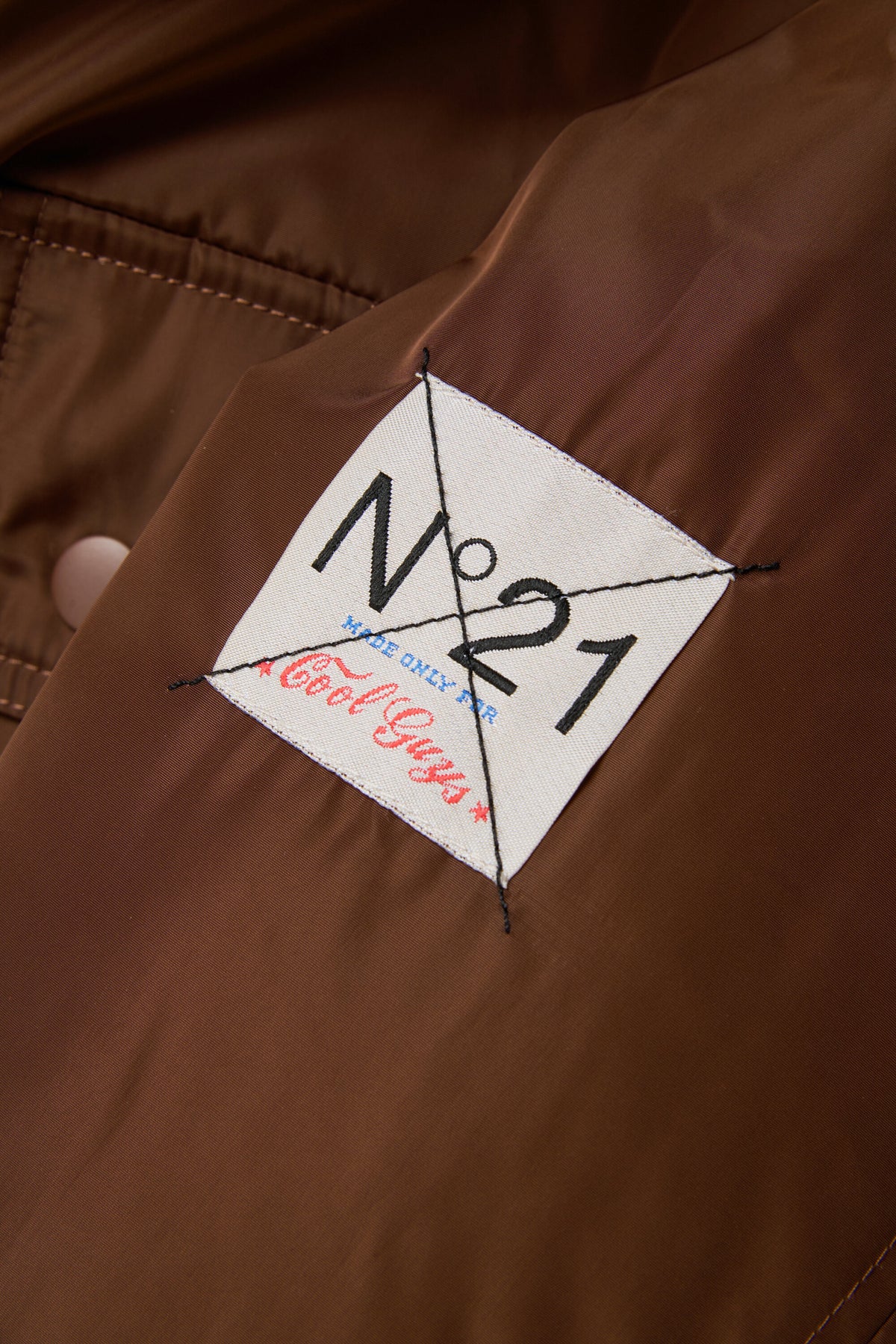 Chaqueta acolchada con logo