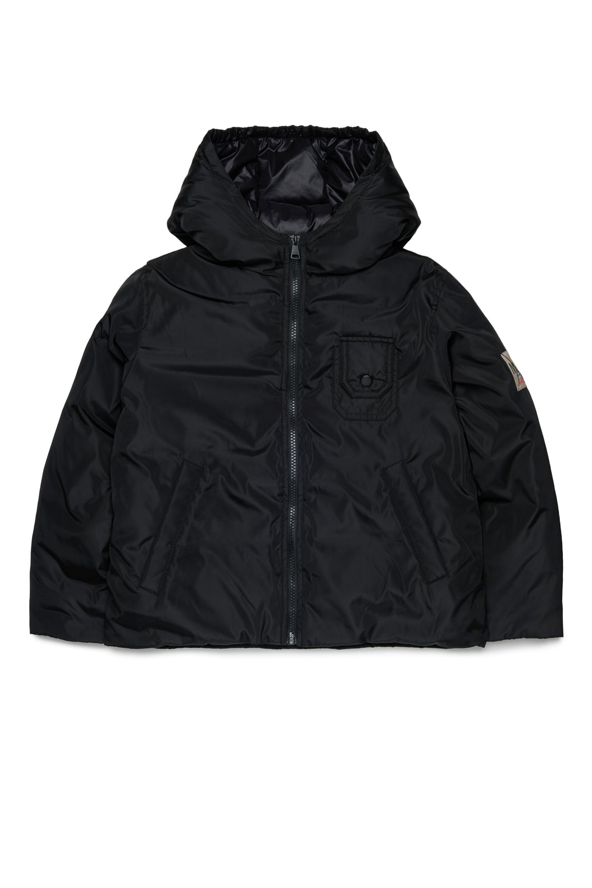 Chaqueta acolchada con logo