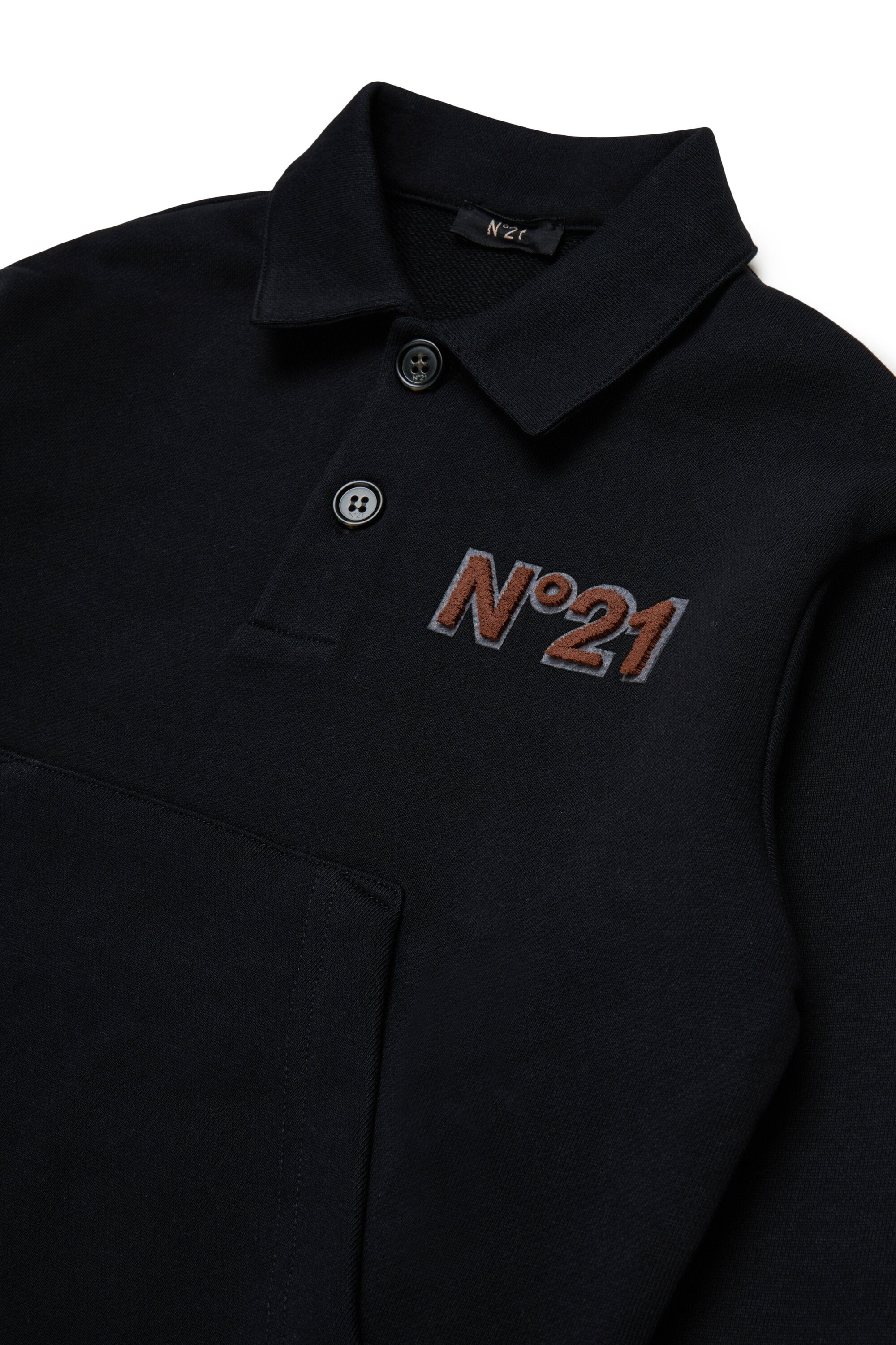 Sudadera con cuello y logo