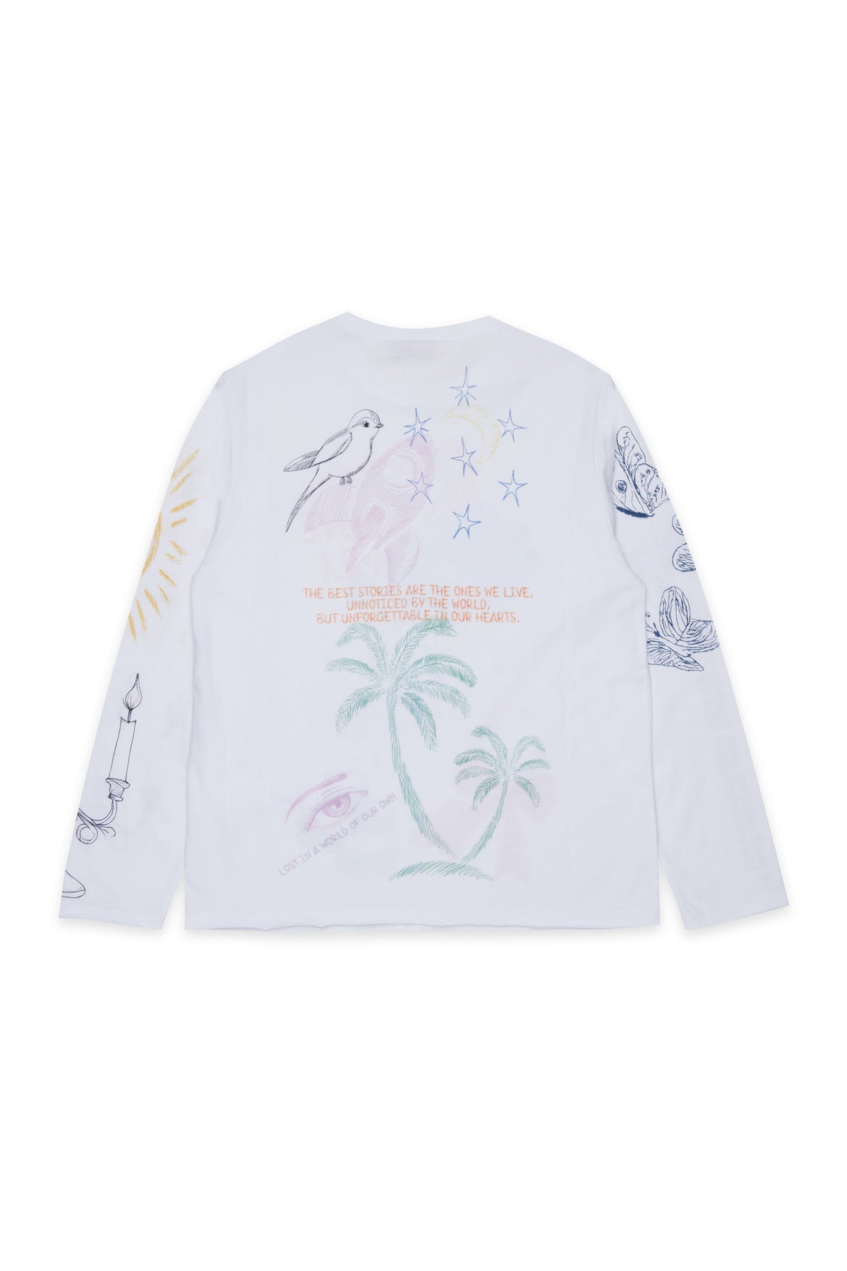 Camiseta de manga larga con estampados