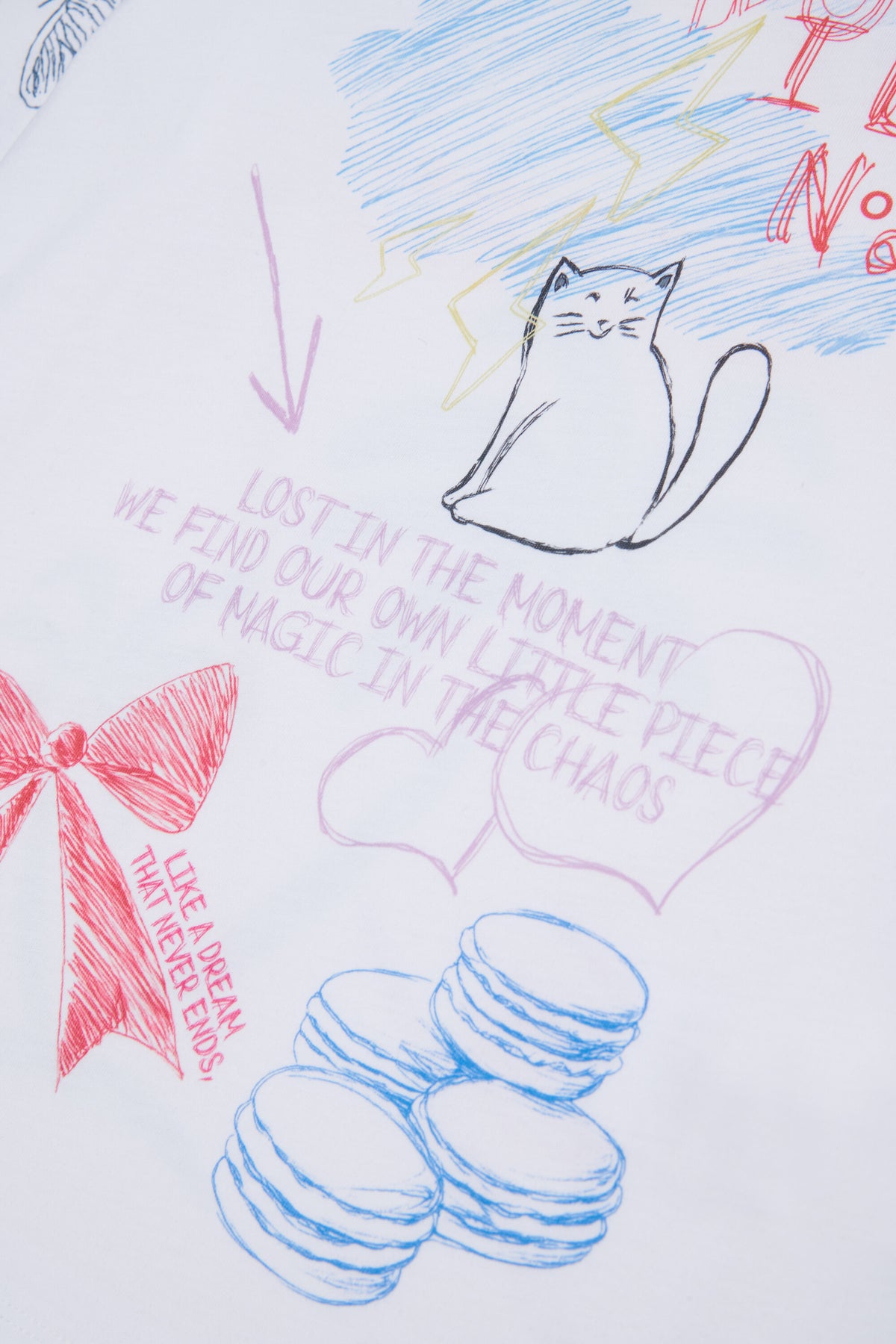 Camiseta de manga larga con estampados