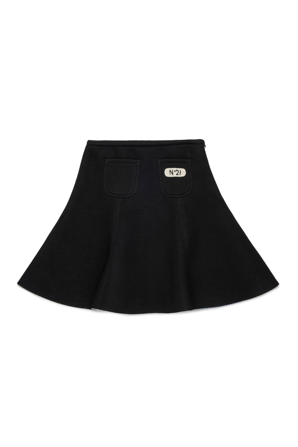 Falda corta con logo