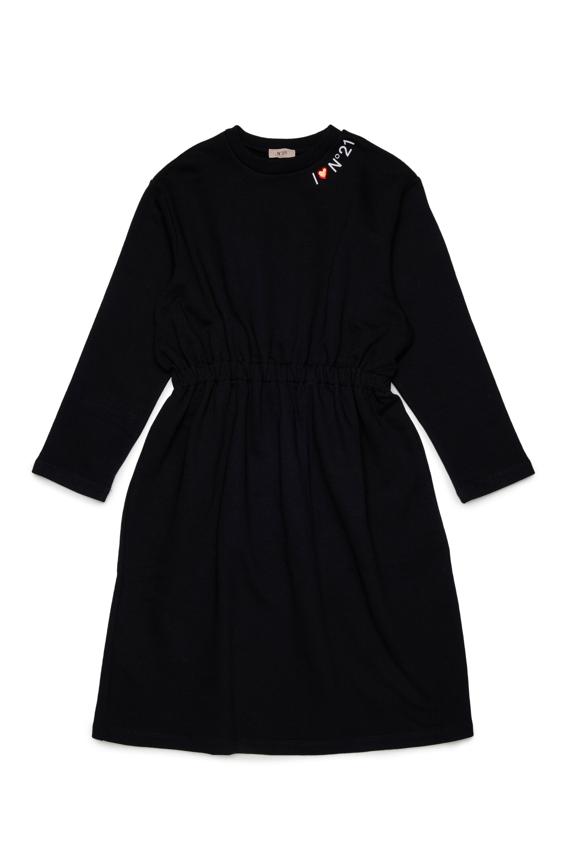 Midi dress with logo