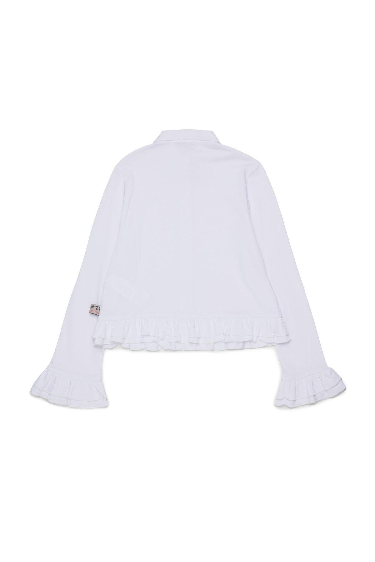 Camisa de manga larga con volantes