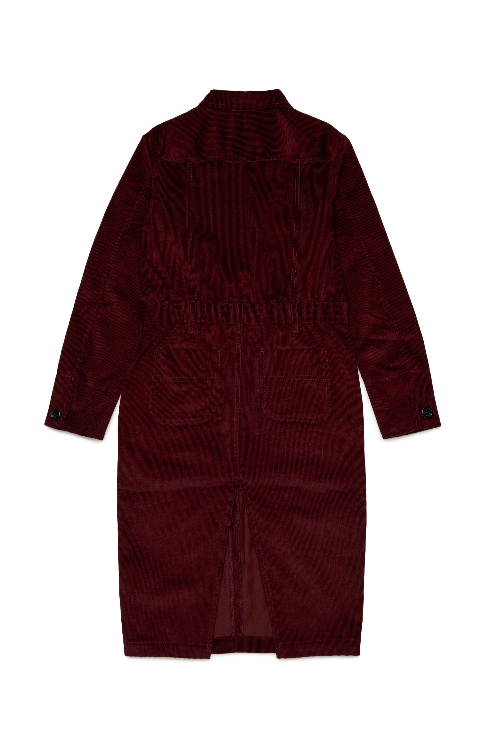 Velvet dress with logo
