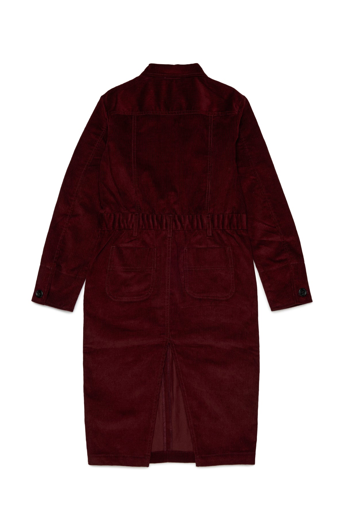 Vestido de terciopelo con logo