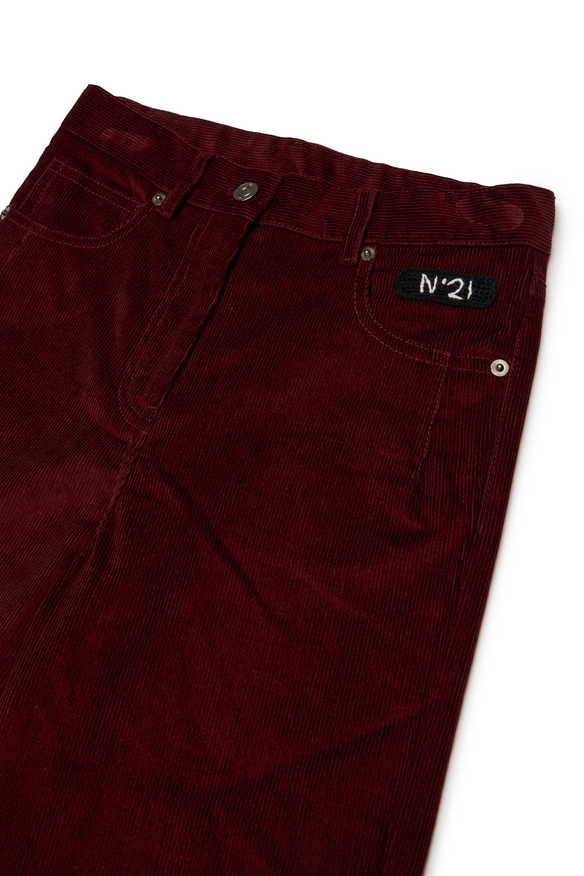 Pantalones de pana con logo