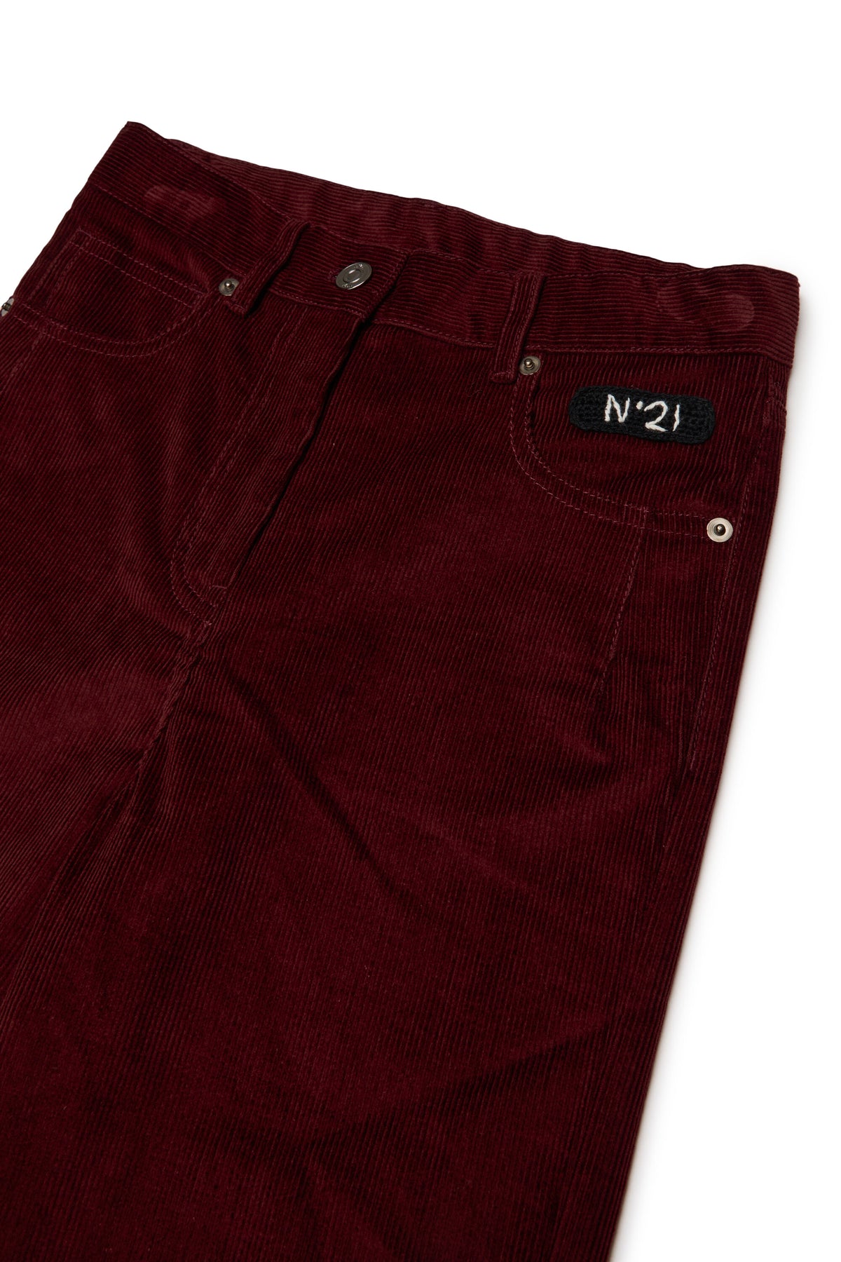 Pantalones de pana con logo