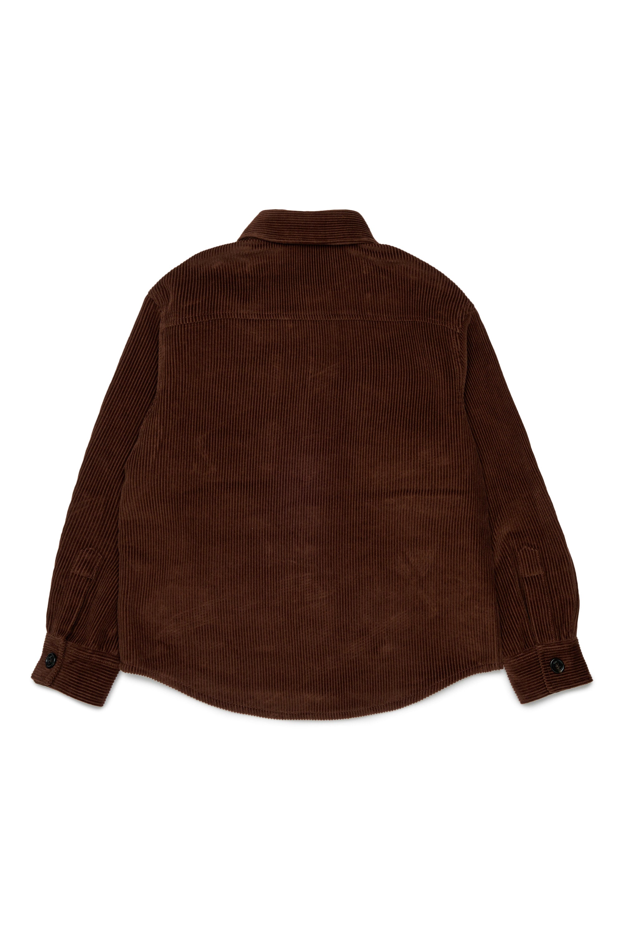 Corduroy shirt with logo
