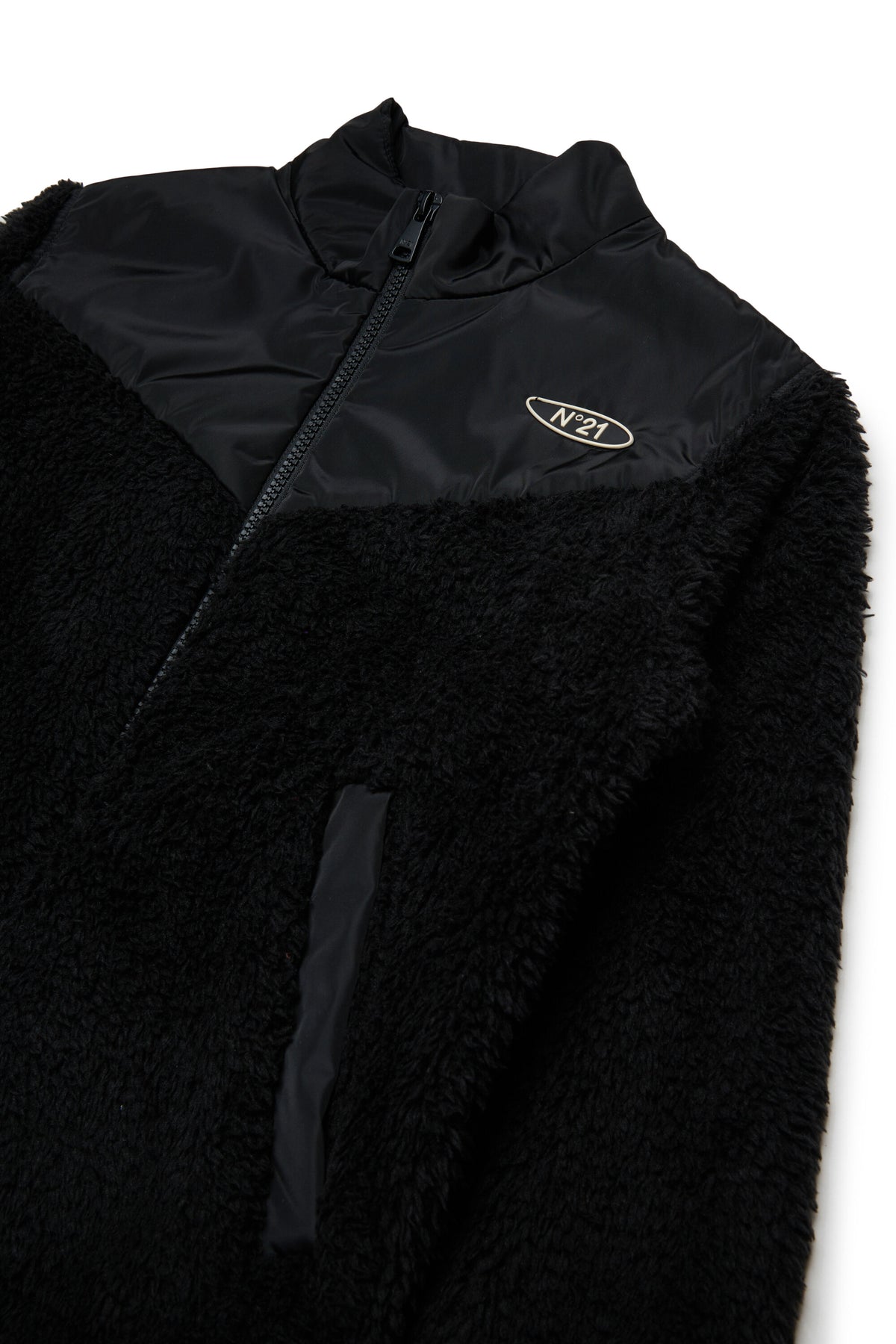 Sudadera con cremallera y logo