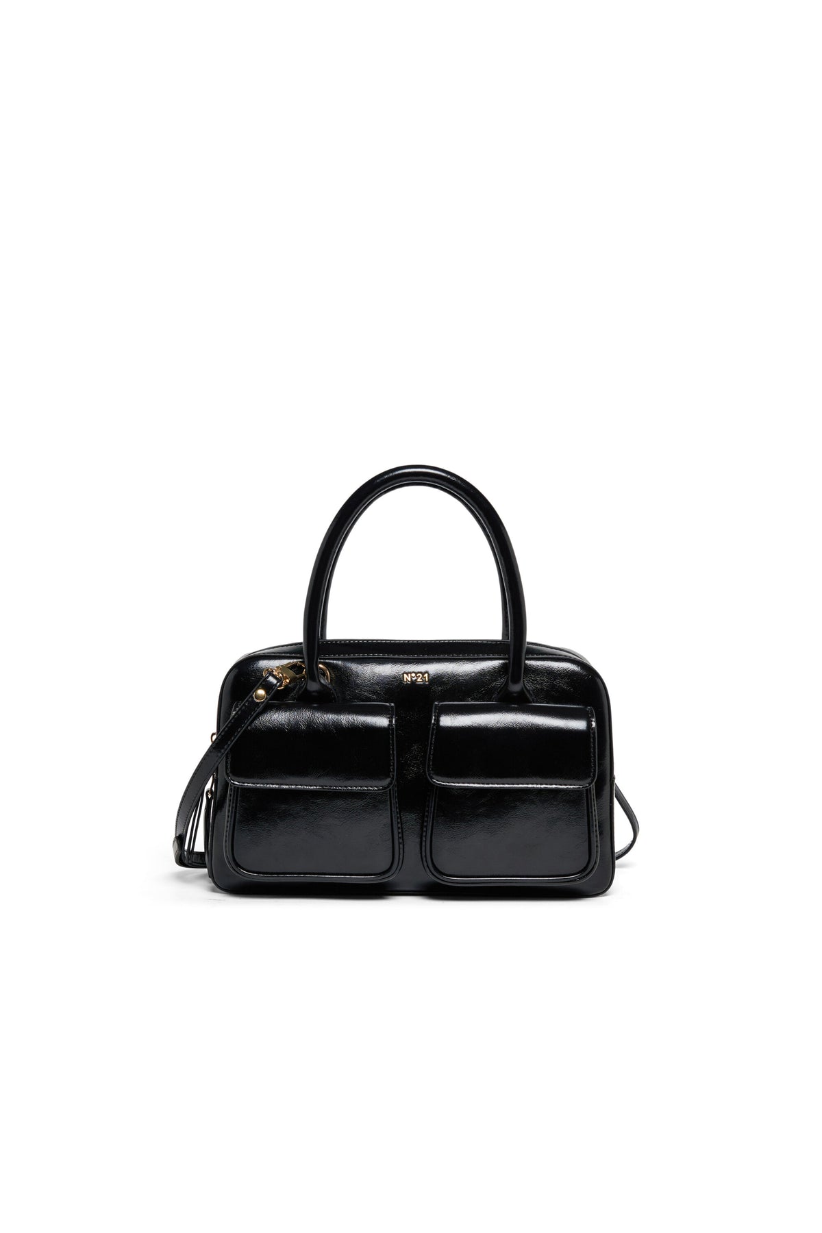 Bolso bandolera con doble bolsillo delantero