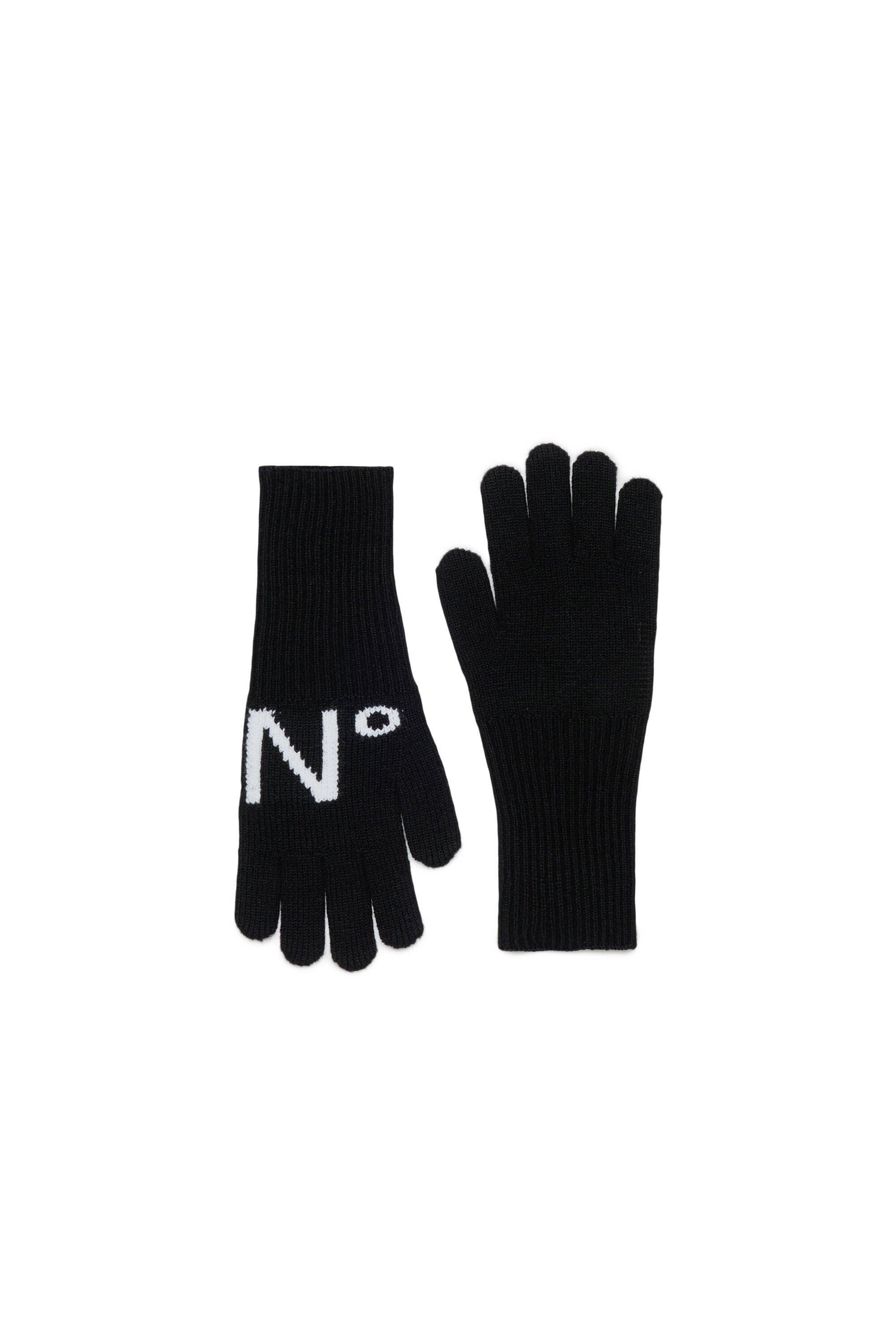 Guantes de punto con logo