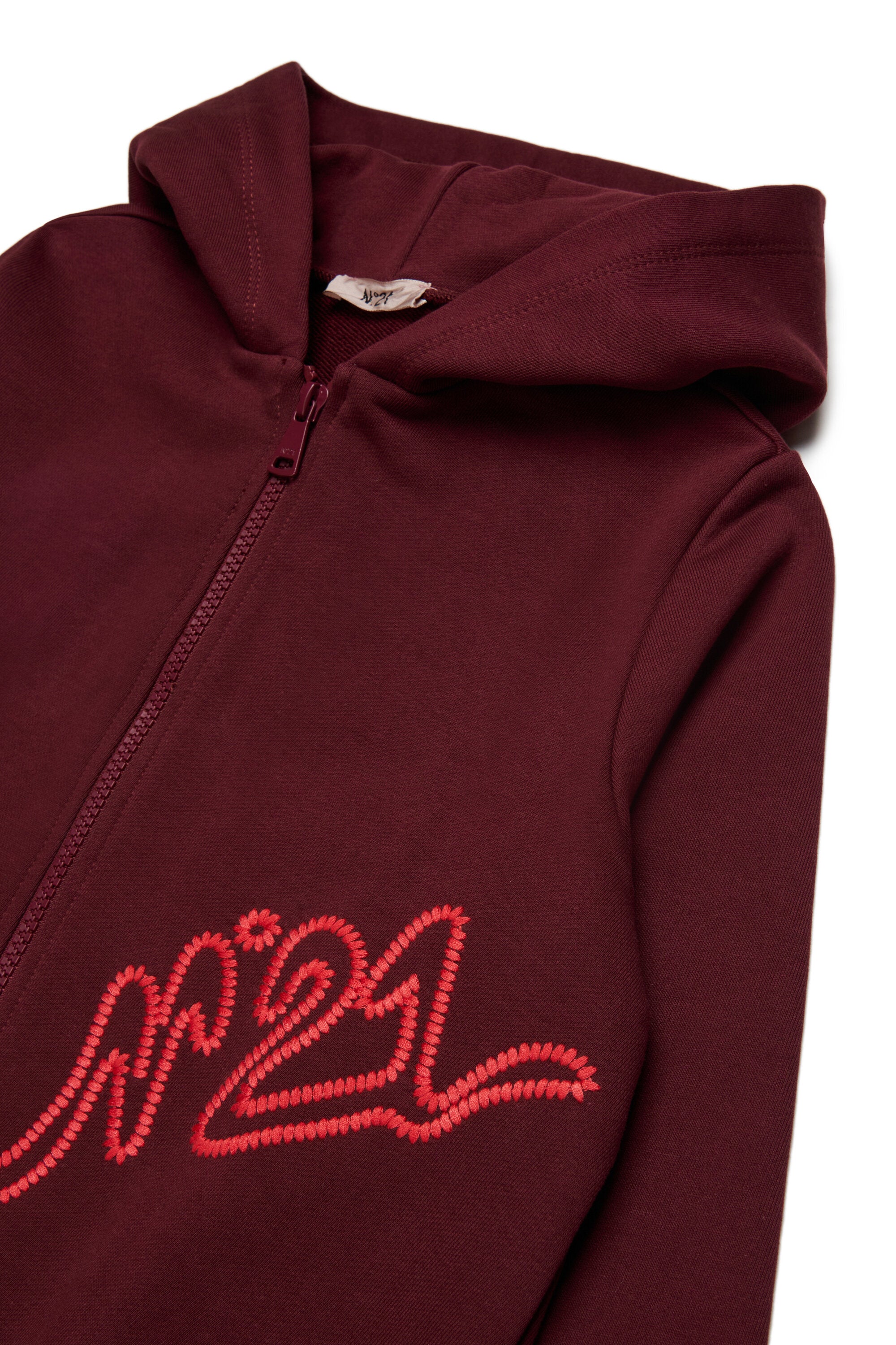 Sudadera con cremallera y logo