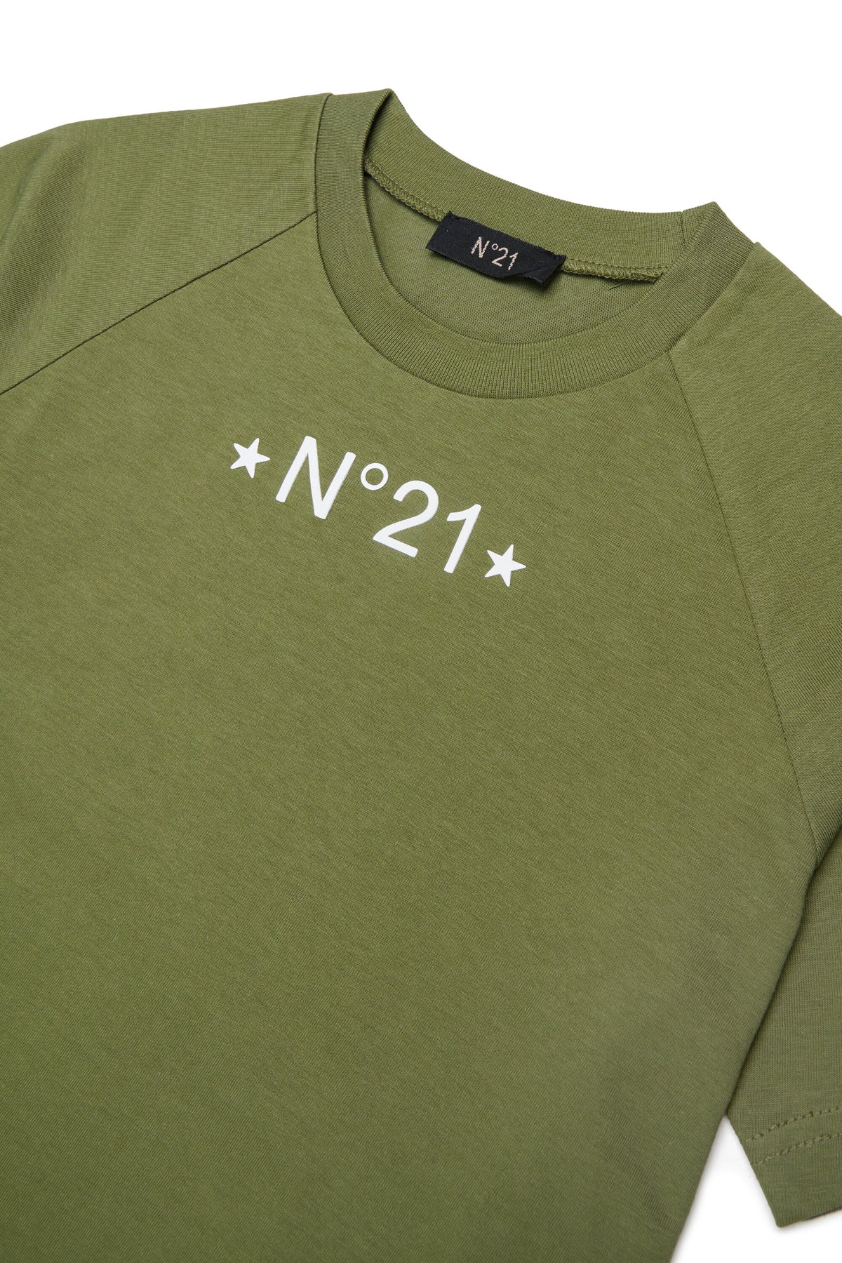 Raglan T-shirt with printed logo
