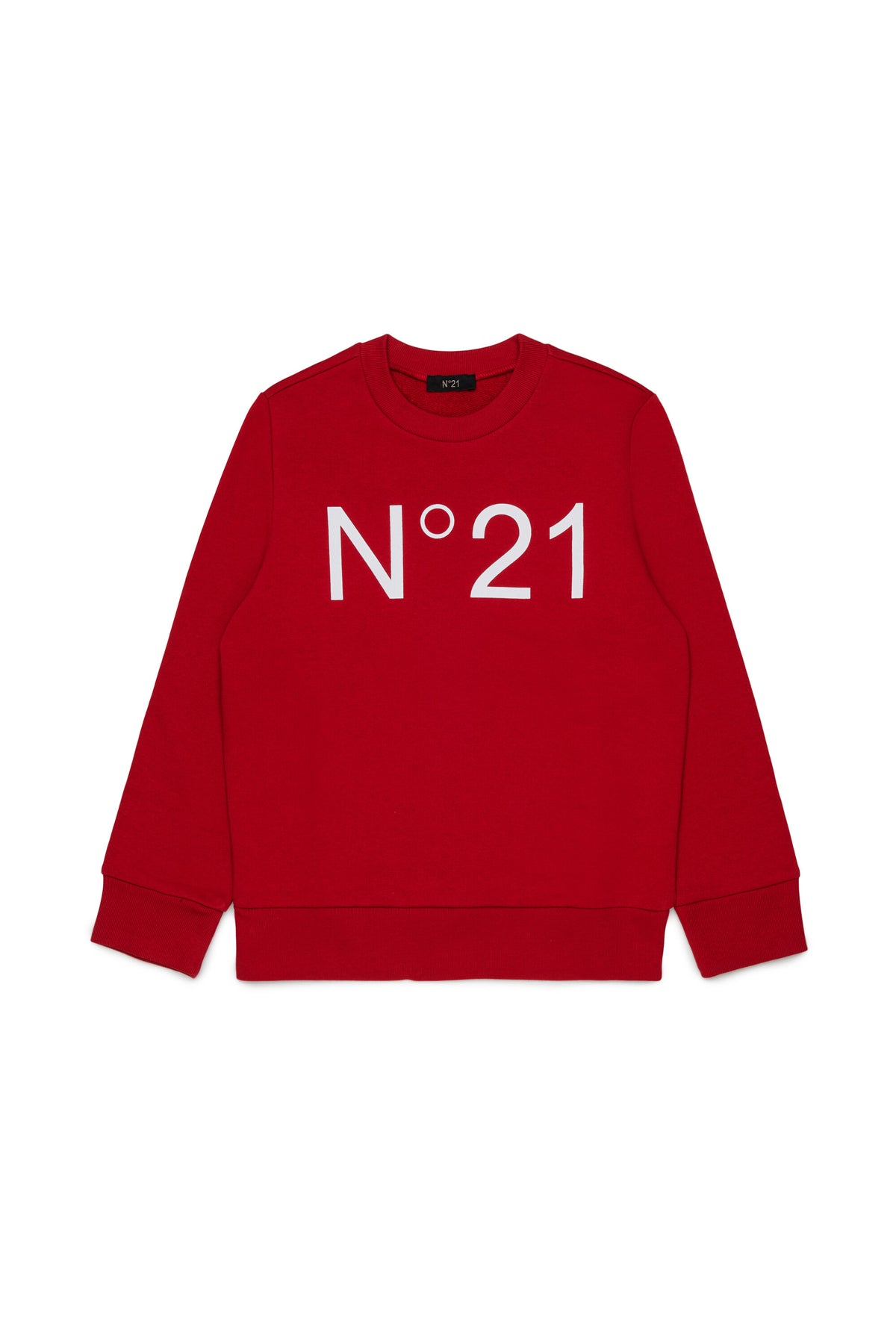 Sudadera de algodón con cuello redondo y logotipo