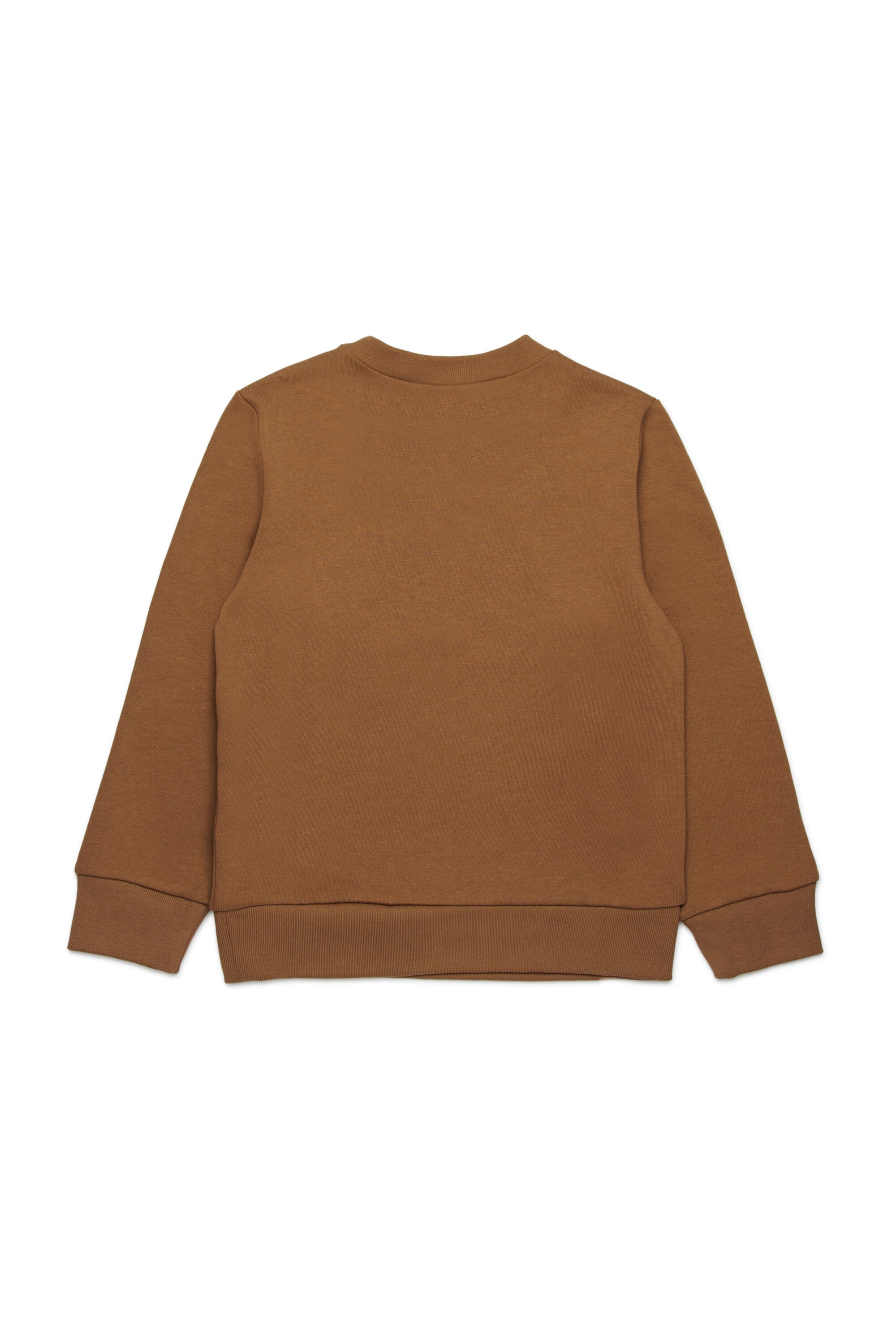 Sudadera de algodón con cuello redondo y logotipo