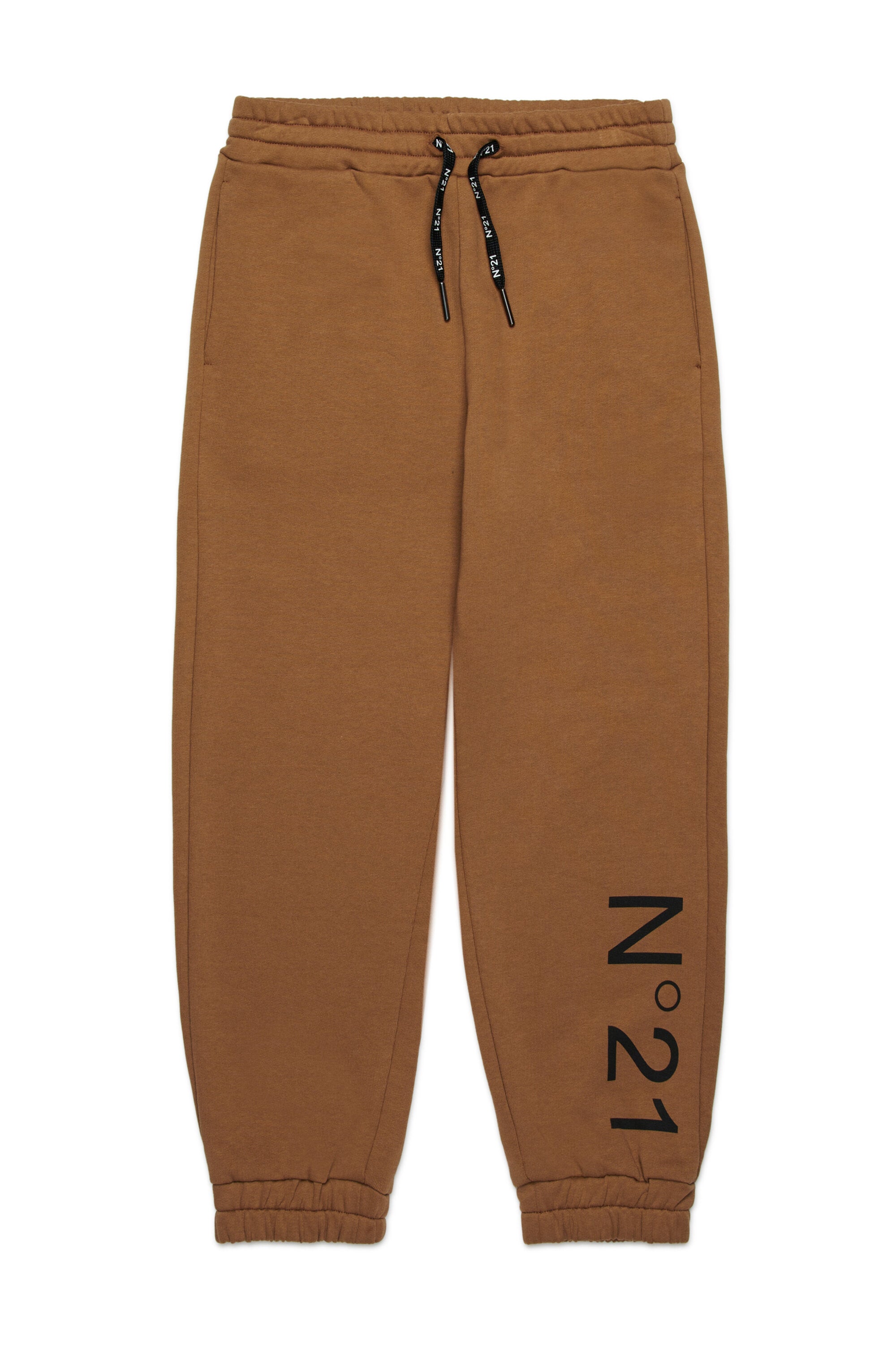 Pantalones de felpa rosa con logotipo