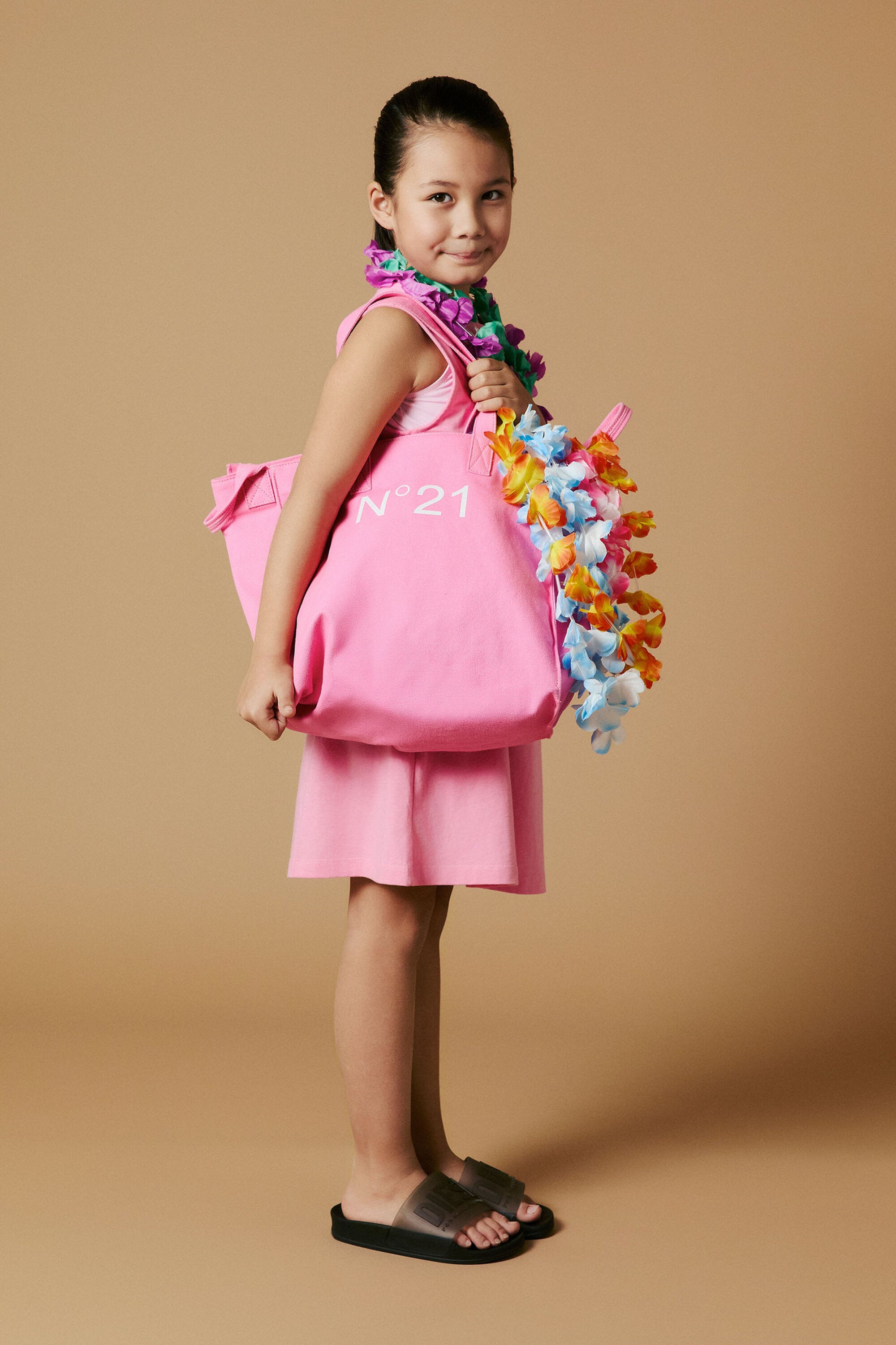 Branded canvas shopper bag