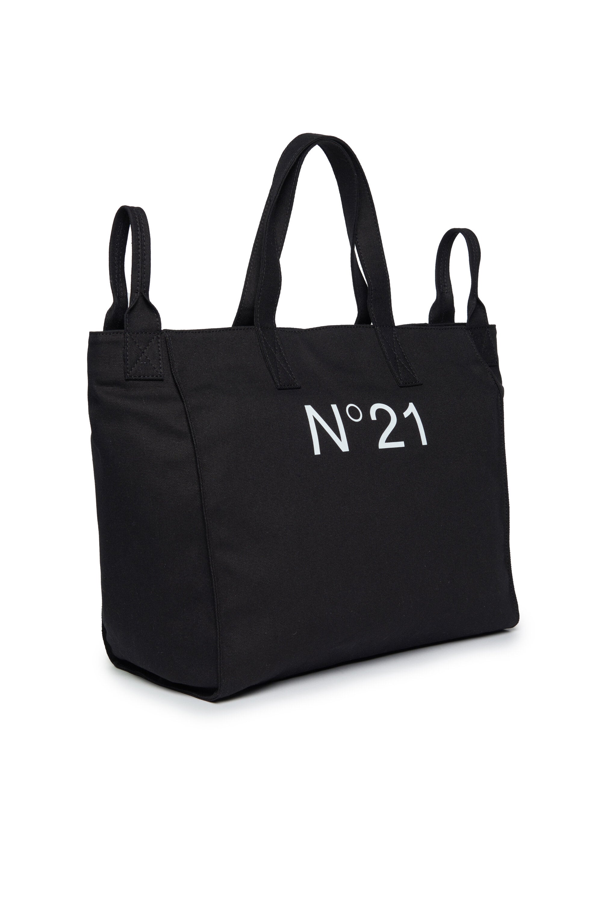 Branded canvas shopper bag