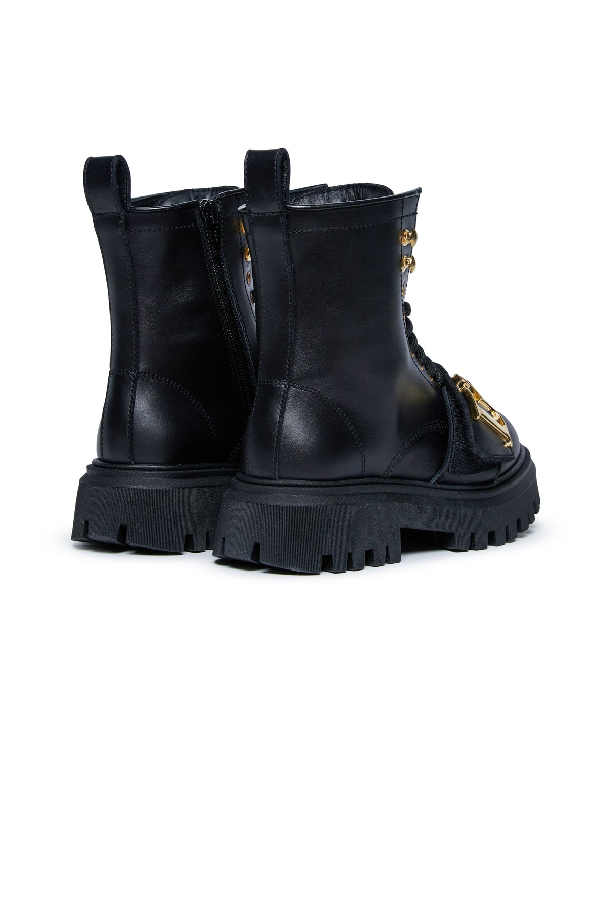 Botines con cordones y logotipo