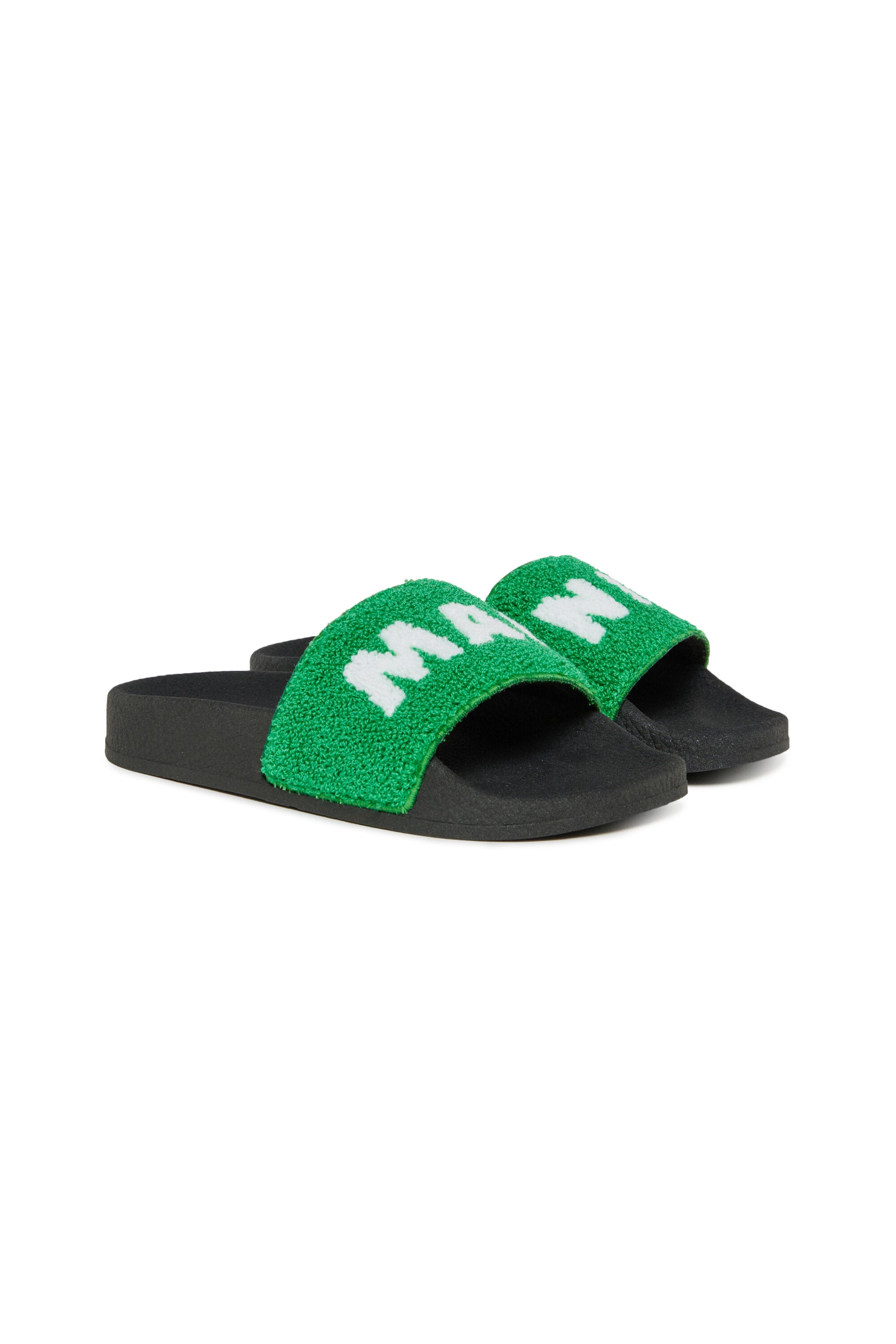 Chanclas slip esponjosas con logotipo maxi