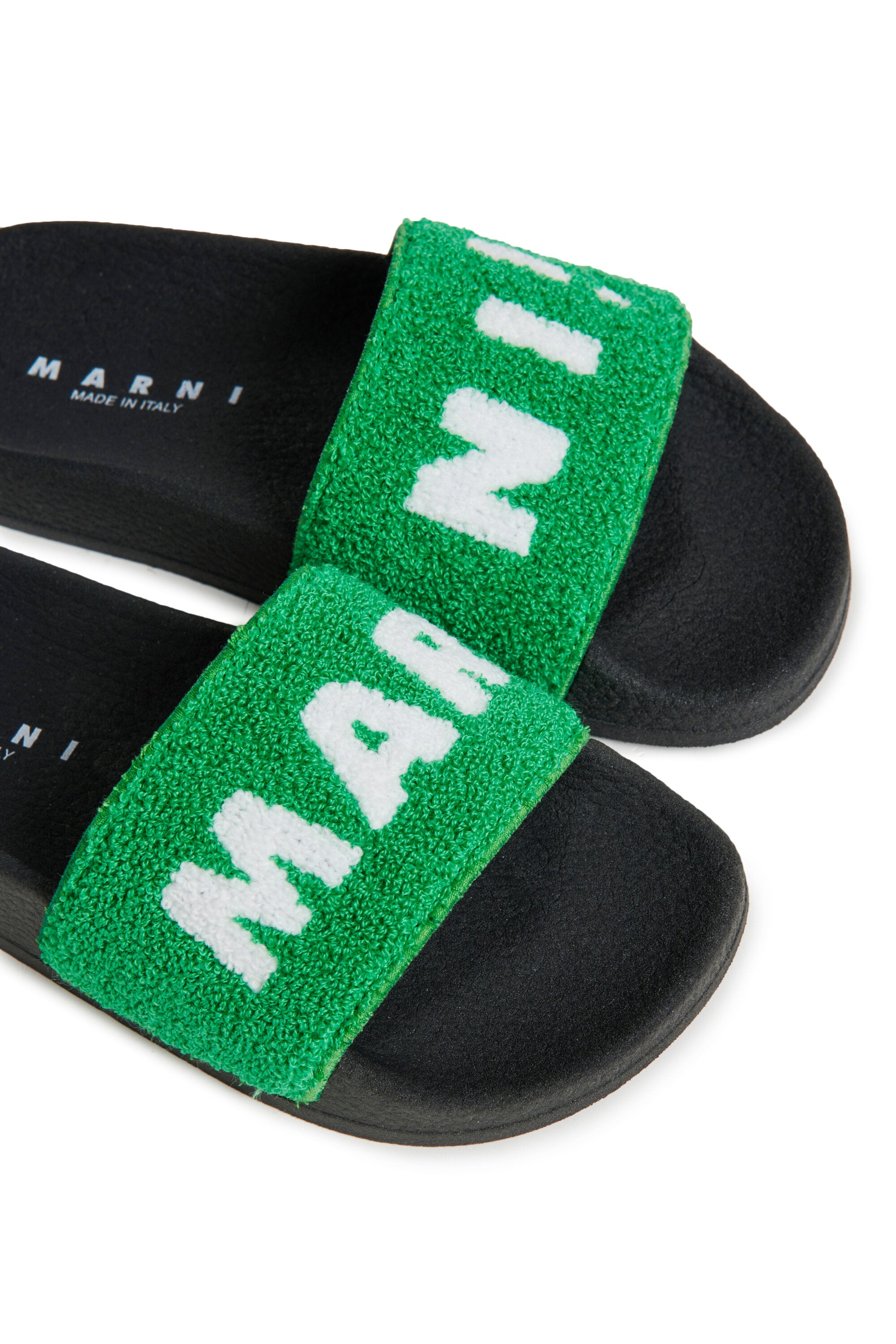 Chanclas slip esponjosas con logotipo maxi